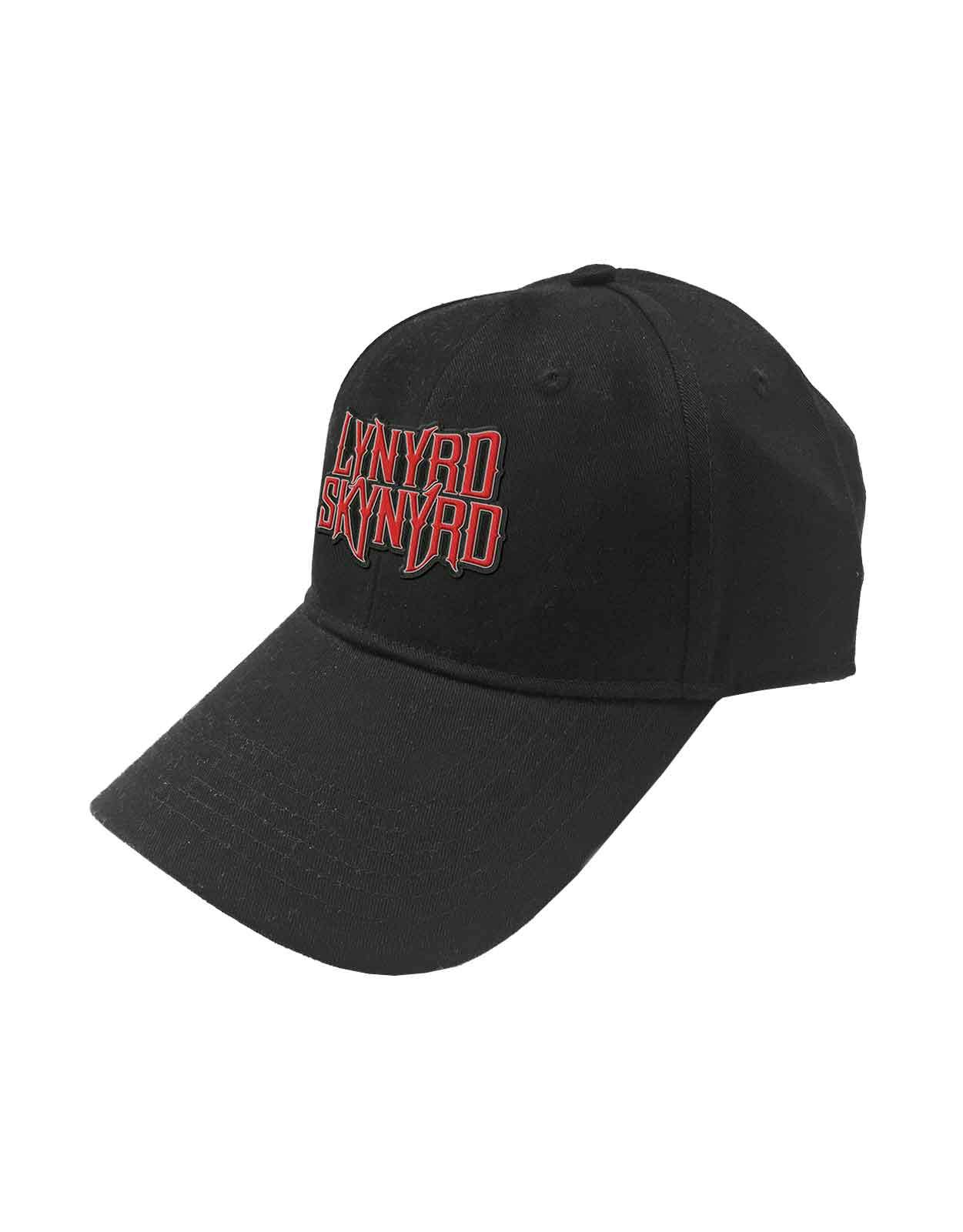 Paradiso Clothing Unisex Black Lynyrd Skynyrd Band Logo Strapback Baseball Cap - One Size