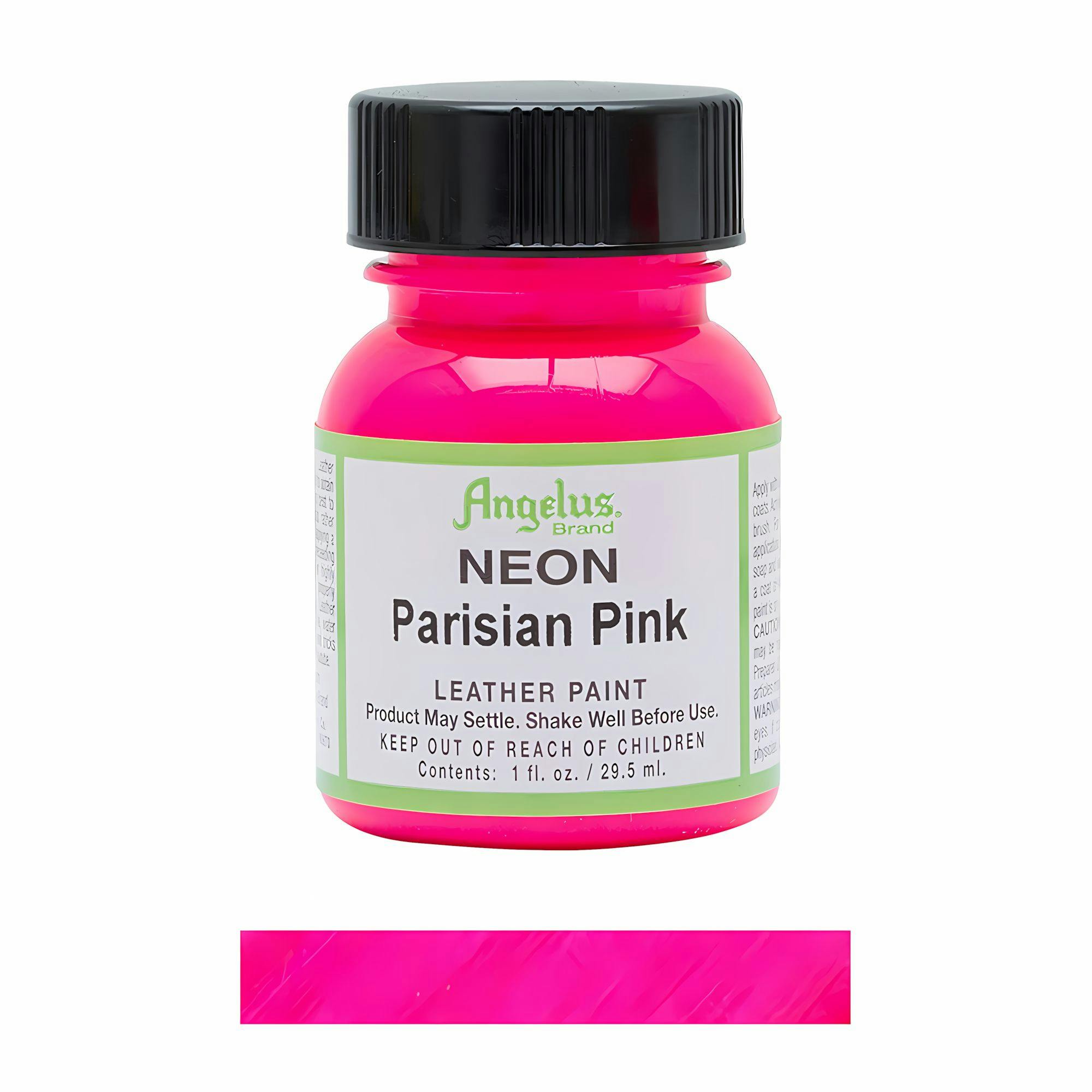 Rackhams Pink Neon Leather Paint For Sneaker Customs And Shoes 1Oz - Parisian