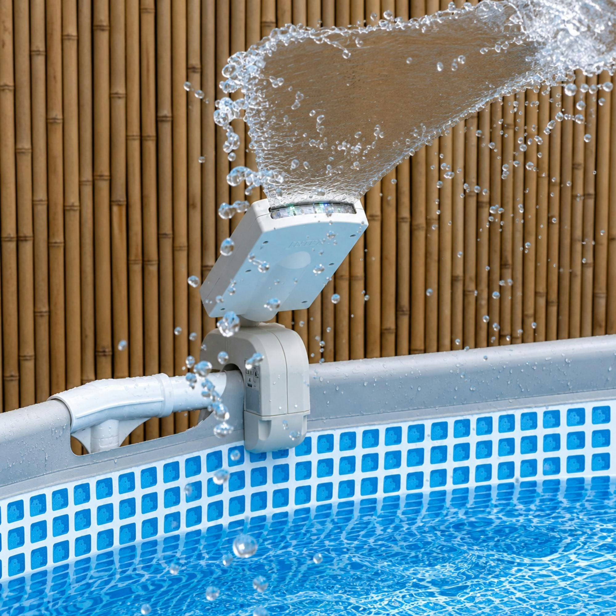 Rackhams Light/Dark Intex Multi-Colour Led Pool Sprayer – Above Ground Pool Fountain