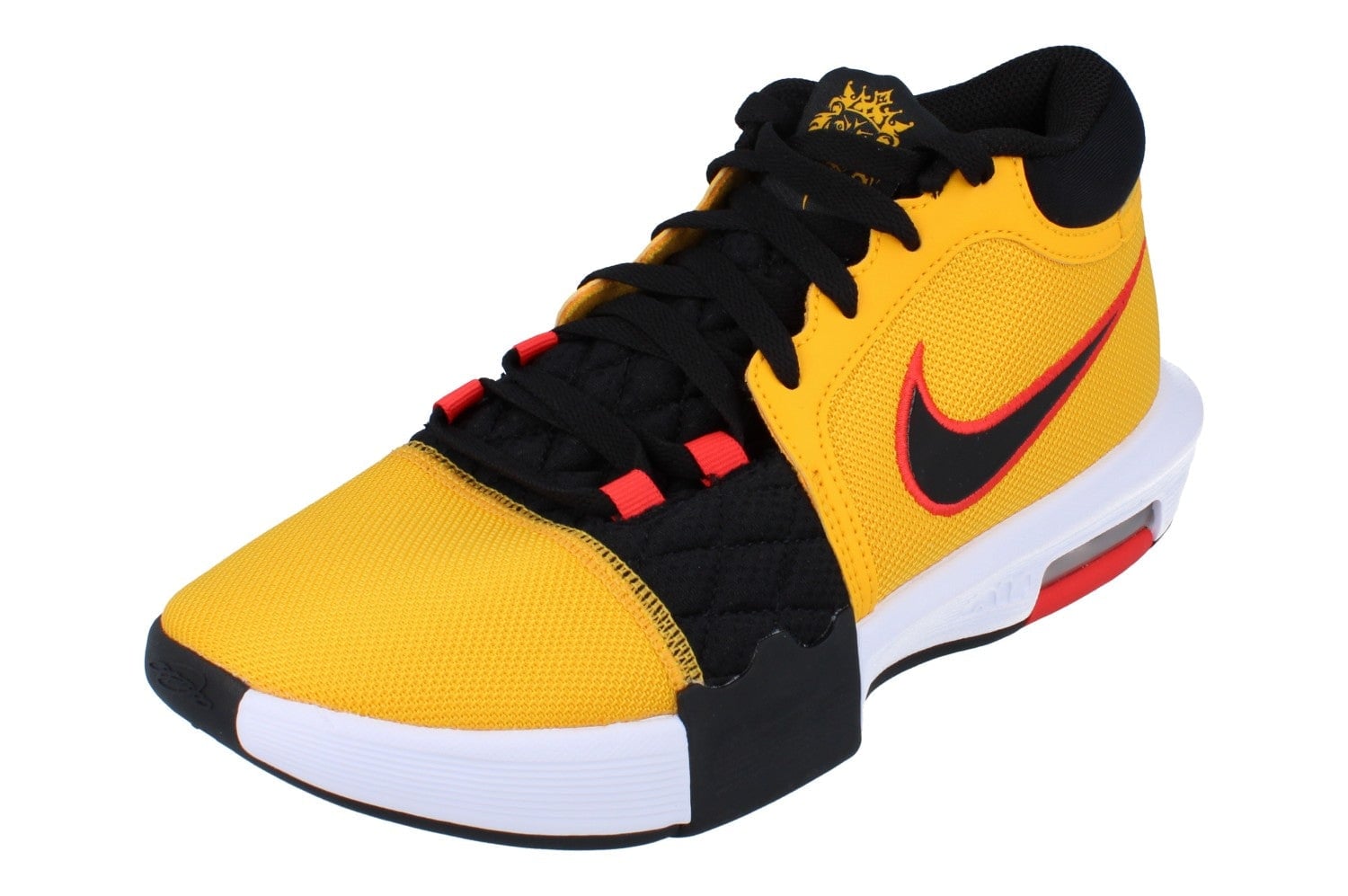 Nike Men's Gold/Black Lebron Witness Viii Basketball Trainers Hq2139 700 - Uk 10 | Us 11 | Eu 45