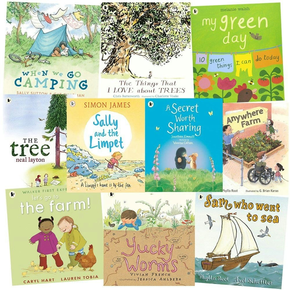 Walker Books Ltd Green The Great Outdoors: 10 Wild And Wonderful Picture Books Collection Set - Ages 2-7 - Paperback - Image 5