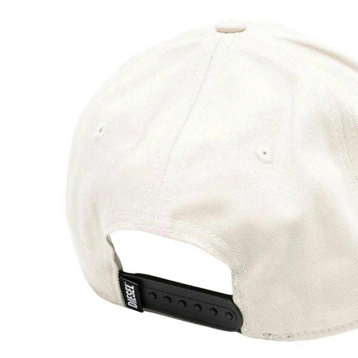 Diesel Unisex White Adult Patch Logo Baseball Cap - Off - M - Off - 100% Mixed
