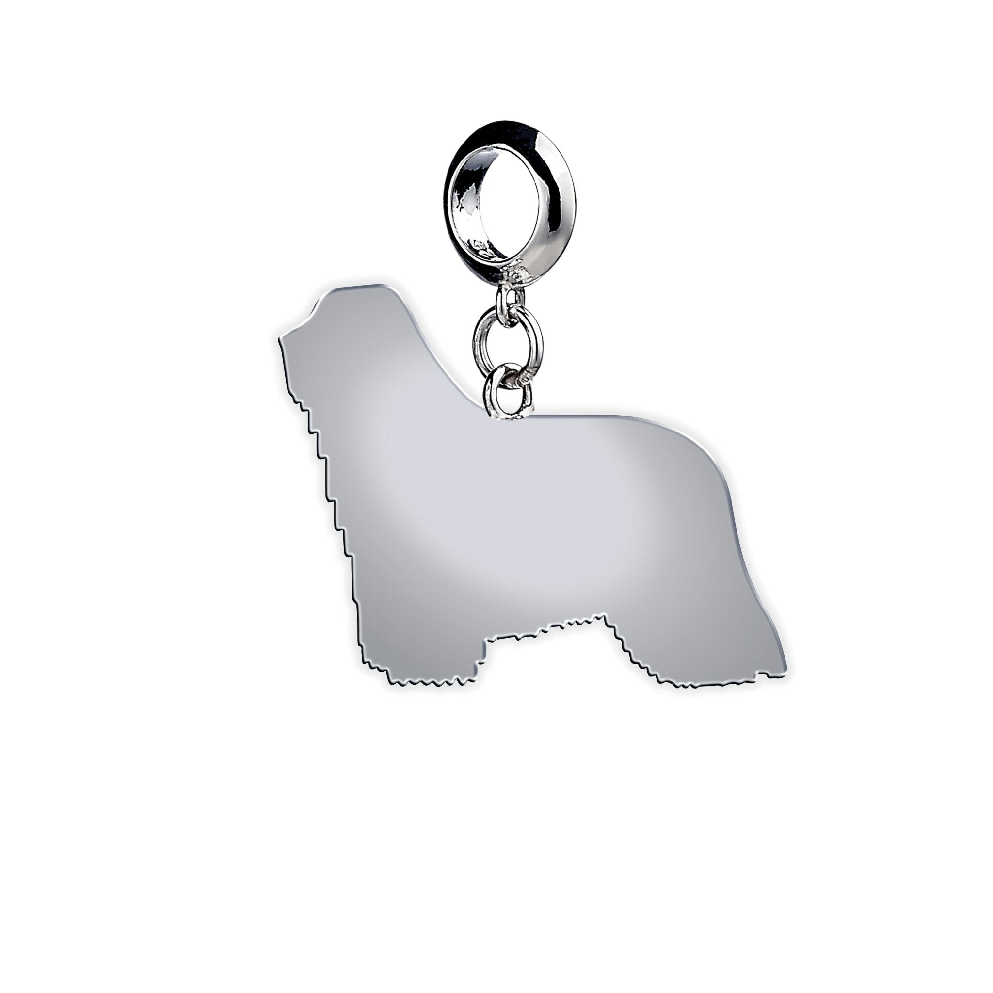 Mylee London Silver Komodor Silhouette Charm - Yes - Slider Charm