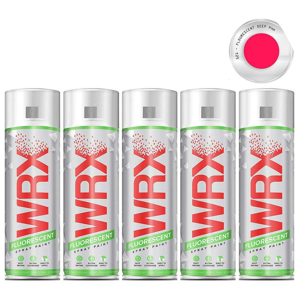 Wrx Pink 5X Fluorescent Deep Spray Paint 400Ml - Image 6
