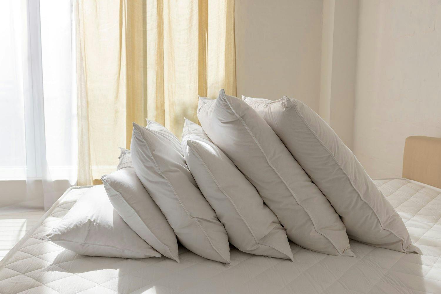 Rackhams Hungarian Goose Feather And Down Firm Pillow