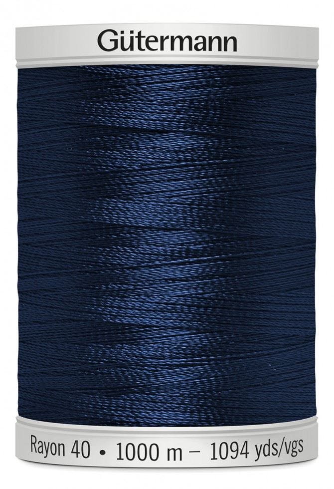Gutermann No 40 Sulky Rayon Embroidery Thread 1000M Rayon Thread Suitable For Embroidery - 643 - 1000 Metres
