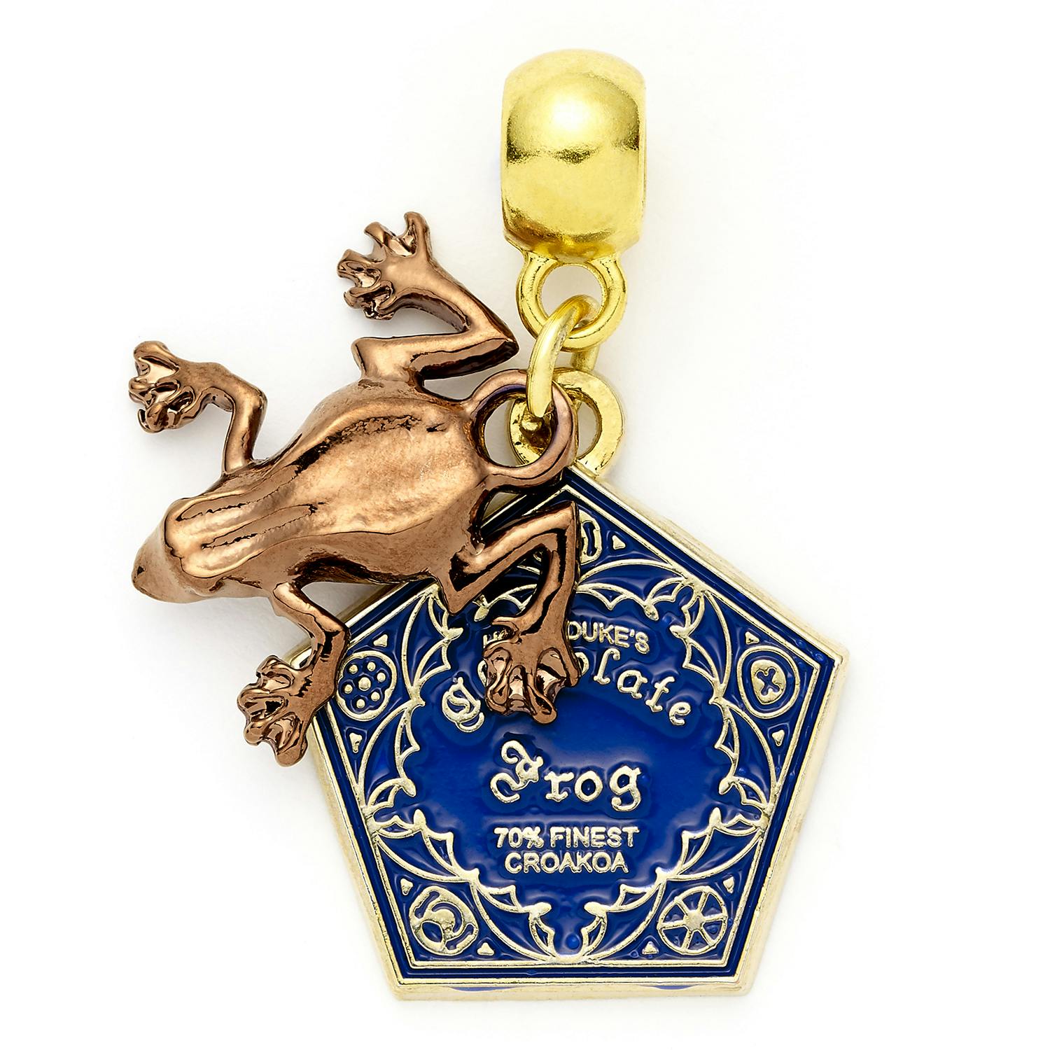The Carat Shop Gold Harry Potter Chocolate Frog Slider Charm