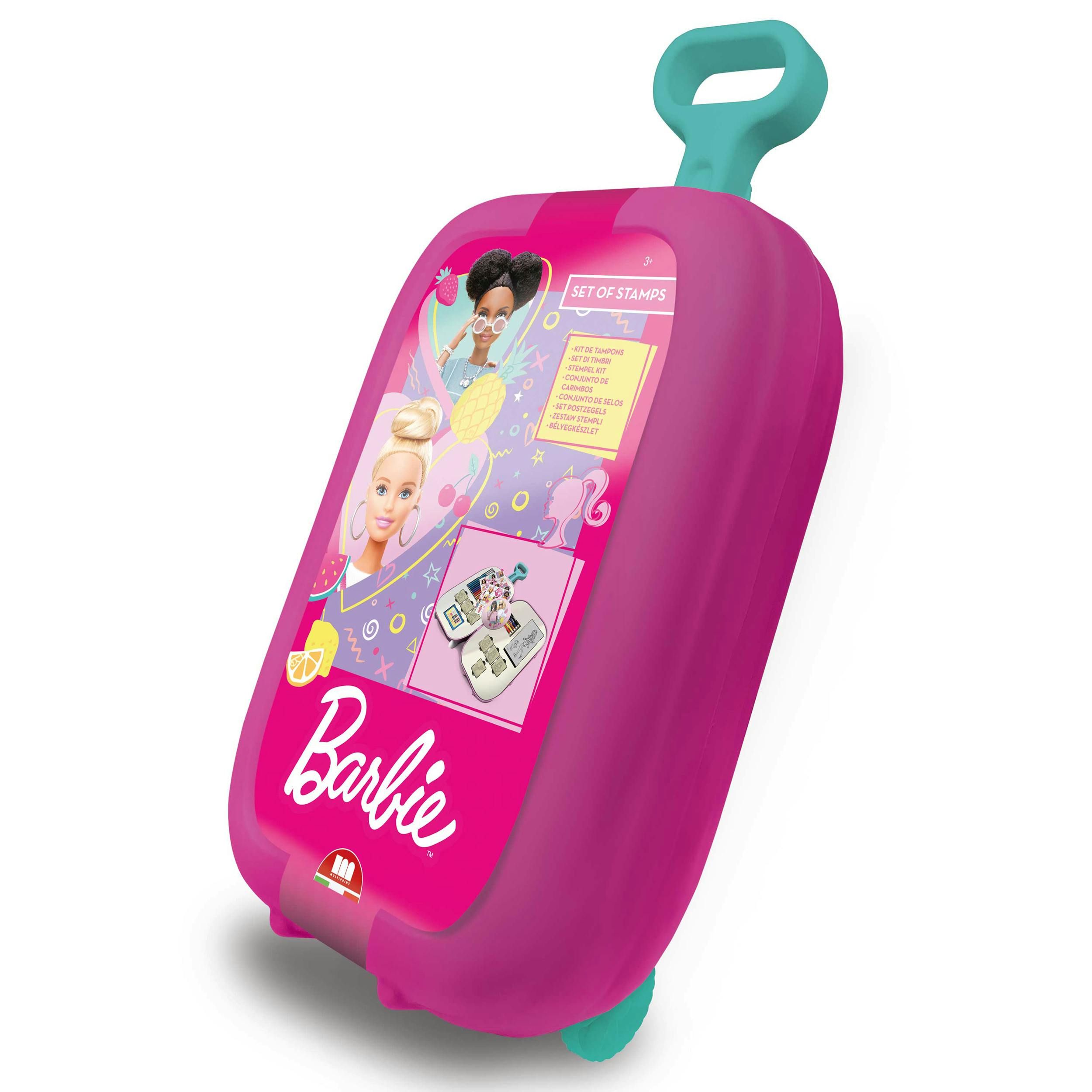 Multiprint Blue Barbie Trolley By – Kids Travel & Activity Case - 1