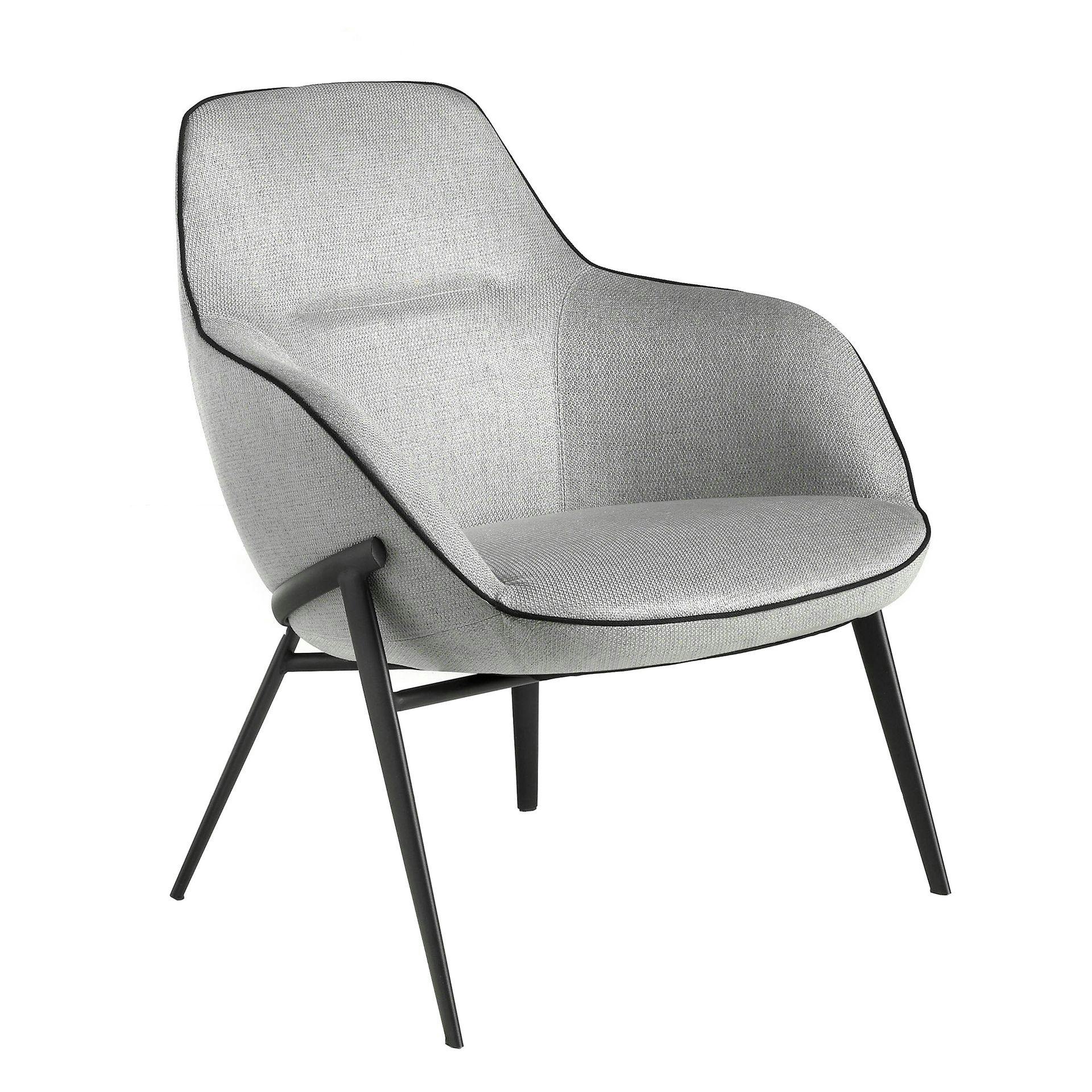 Rackhams Grey Fabric Armchair 5065 - Modern - Yes - No