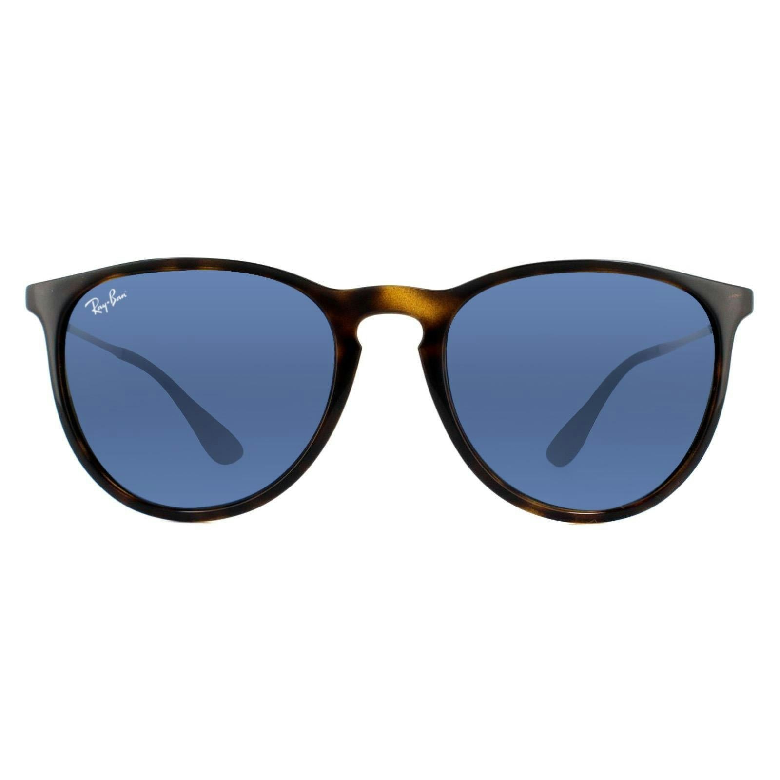 Ray-Ban Women's Dark/Blue Erika 4171 Havana Sunglasses - Image 7