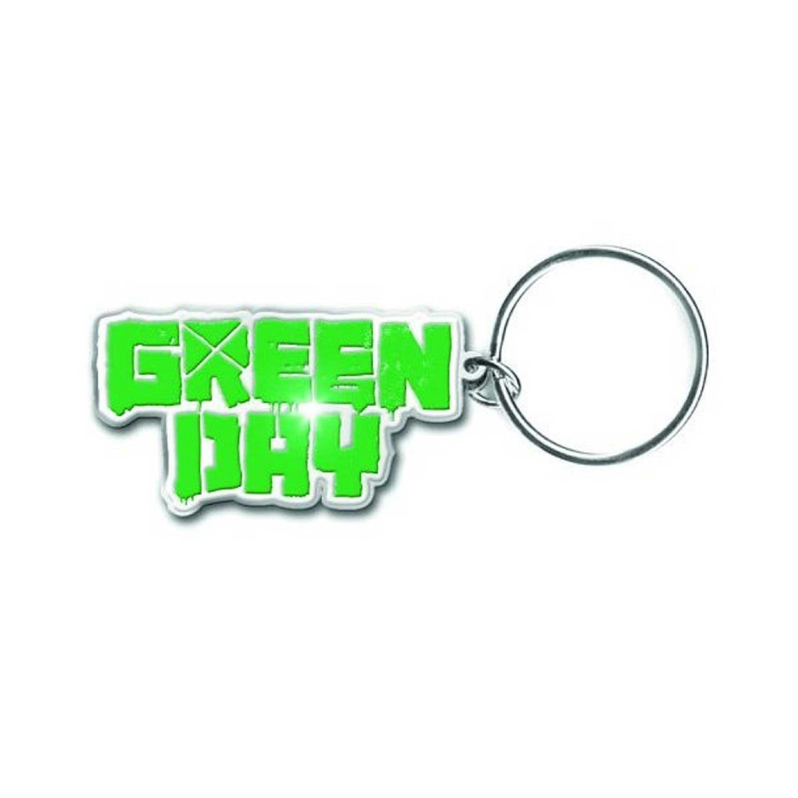Paradiso Clothing Green Day Keyring Band Logo Keychain