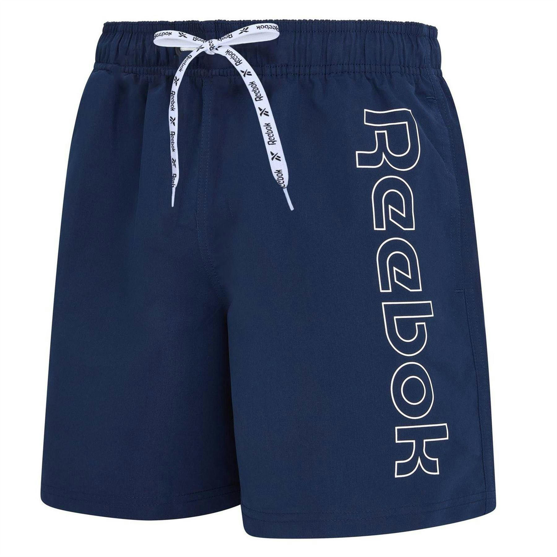 Reebok Men's Abbott Swim Shorts - Vector Navy - L - Vector Navy - 100% Mixed