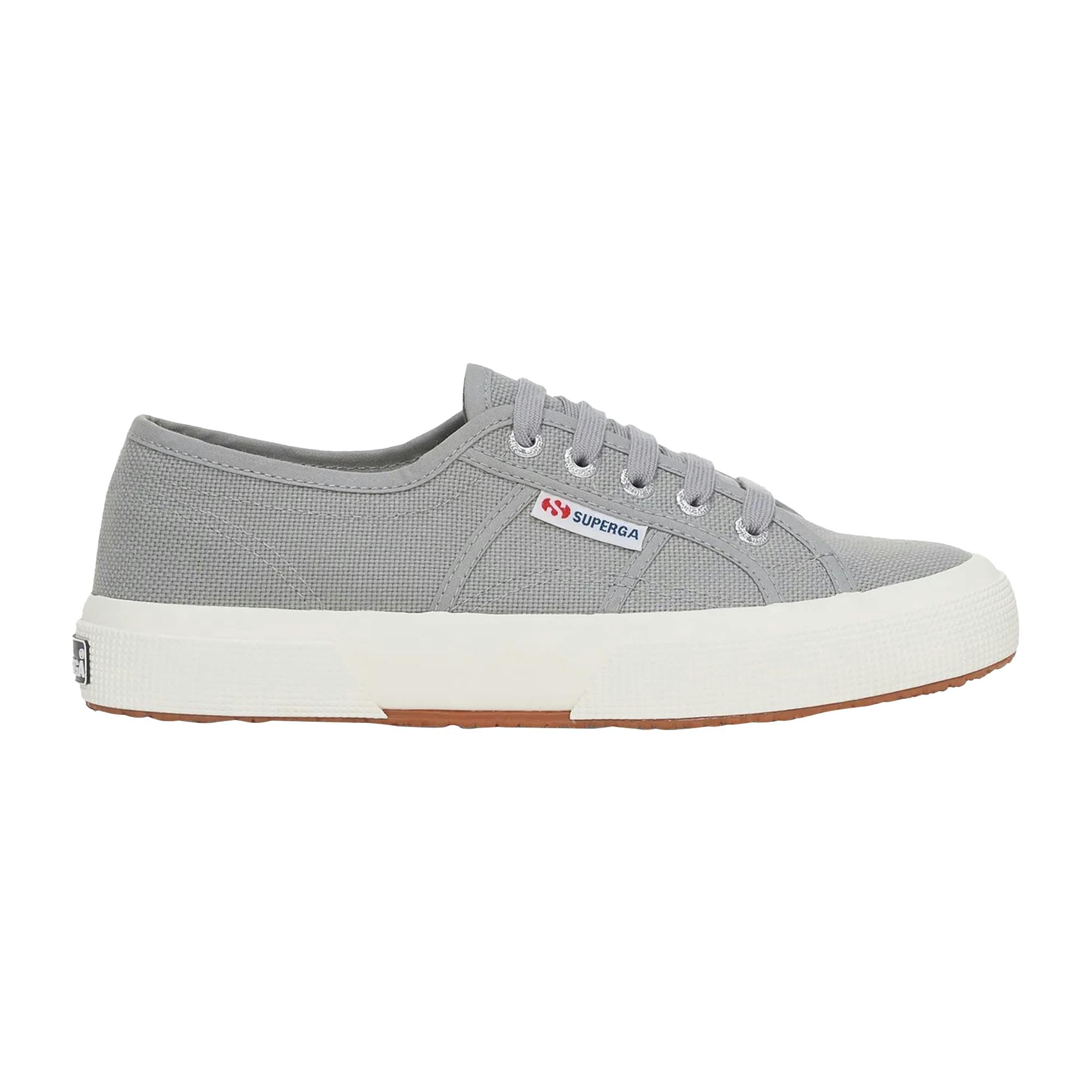Superga Unisex Grey Adult 2750 Cotu Classic Vegan Trainers - Mid /Avorio - 2.5 Uk - Mid /Avorio - 100% Mixed