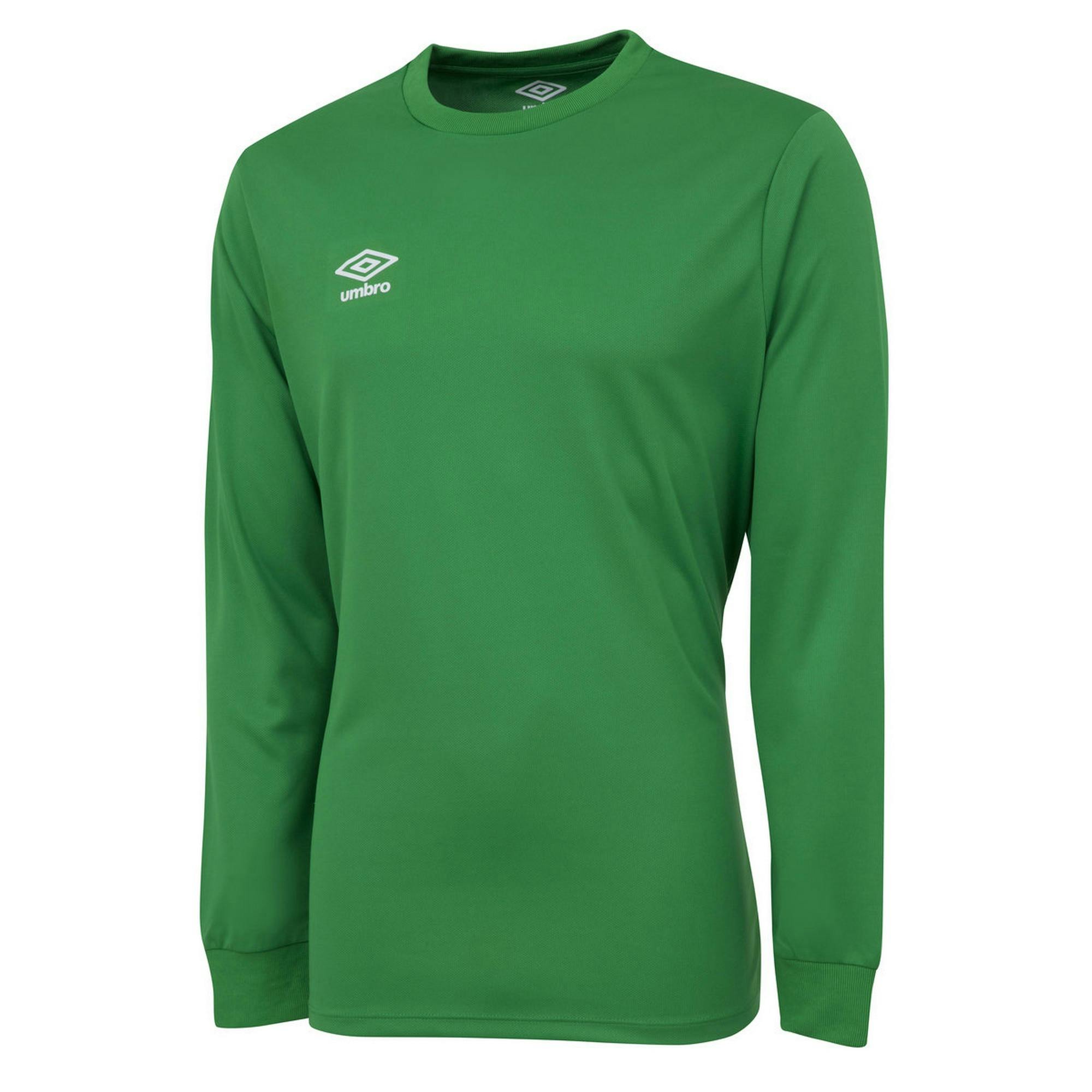 Umbro Childrens/Kids Club Long-Sleeved Jersey - Emerald - 13 Years - Emerald - 100% Polyester