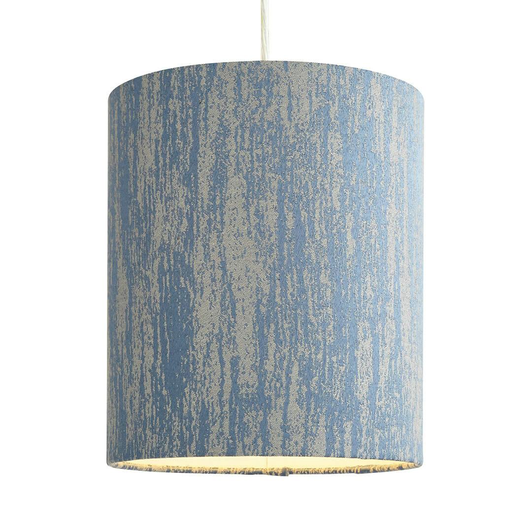 Pagazzi Lighting Blue Canterbury 22Cm Jacquard Shade