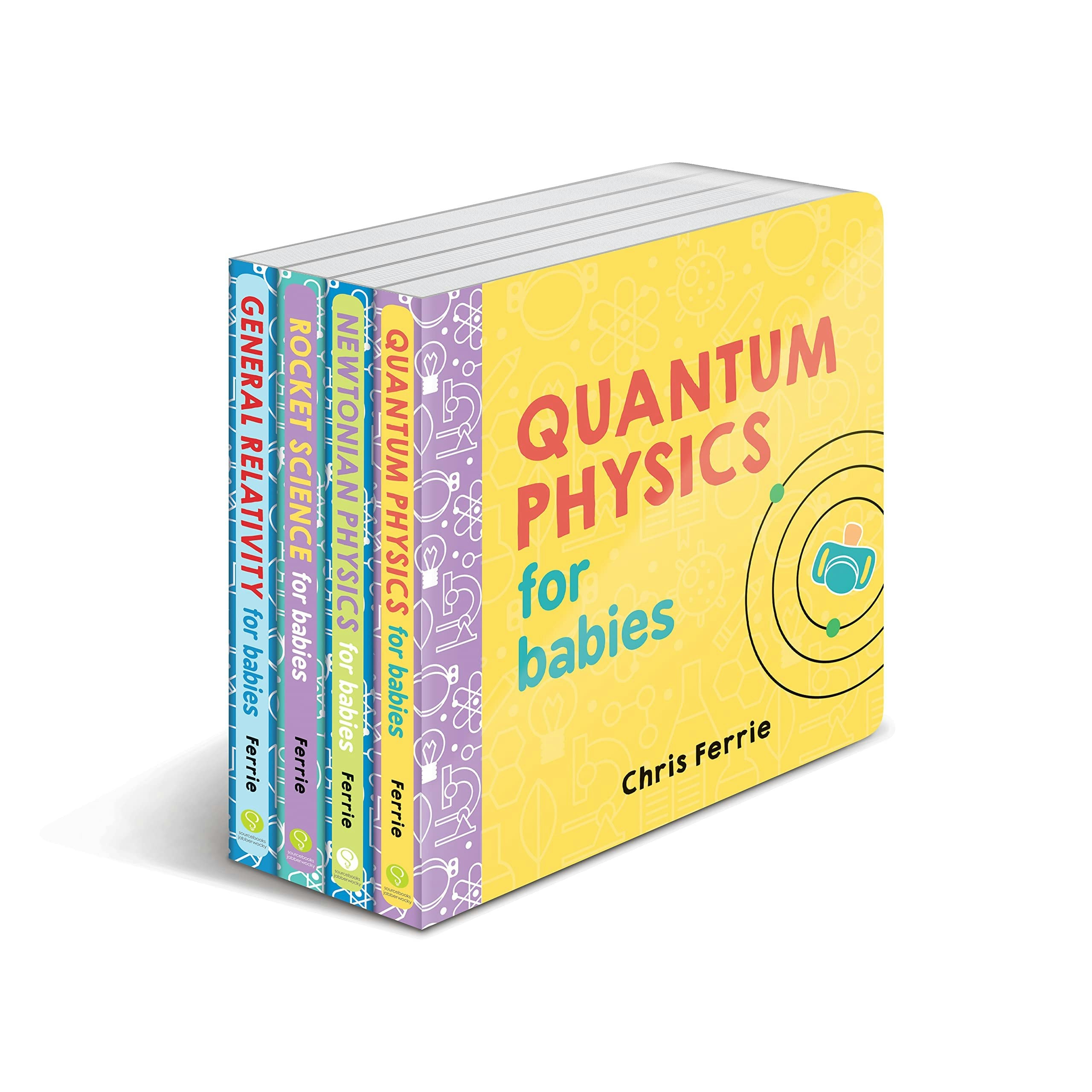 Sourcebooks Baby University Four-Book Set (Quantum Physics, Rocket Science, General Relativity, Newtonian Physics)