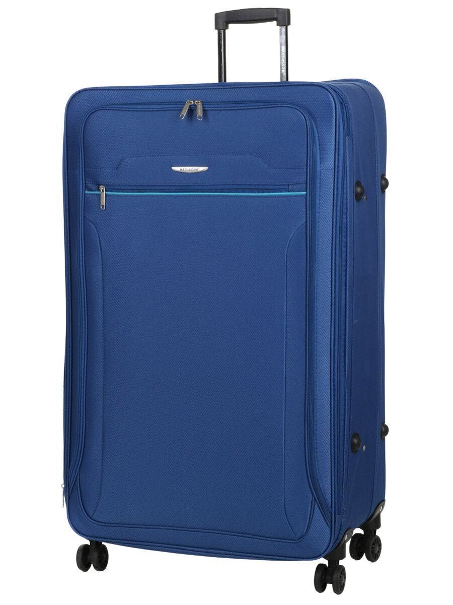 Snowball Blue Lightweight Soft Luggage Travel Suitcases - Xlarge