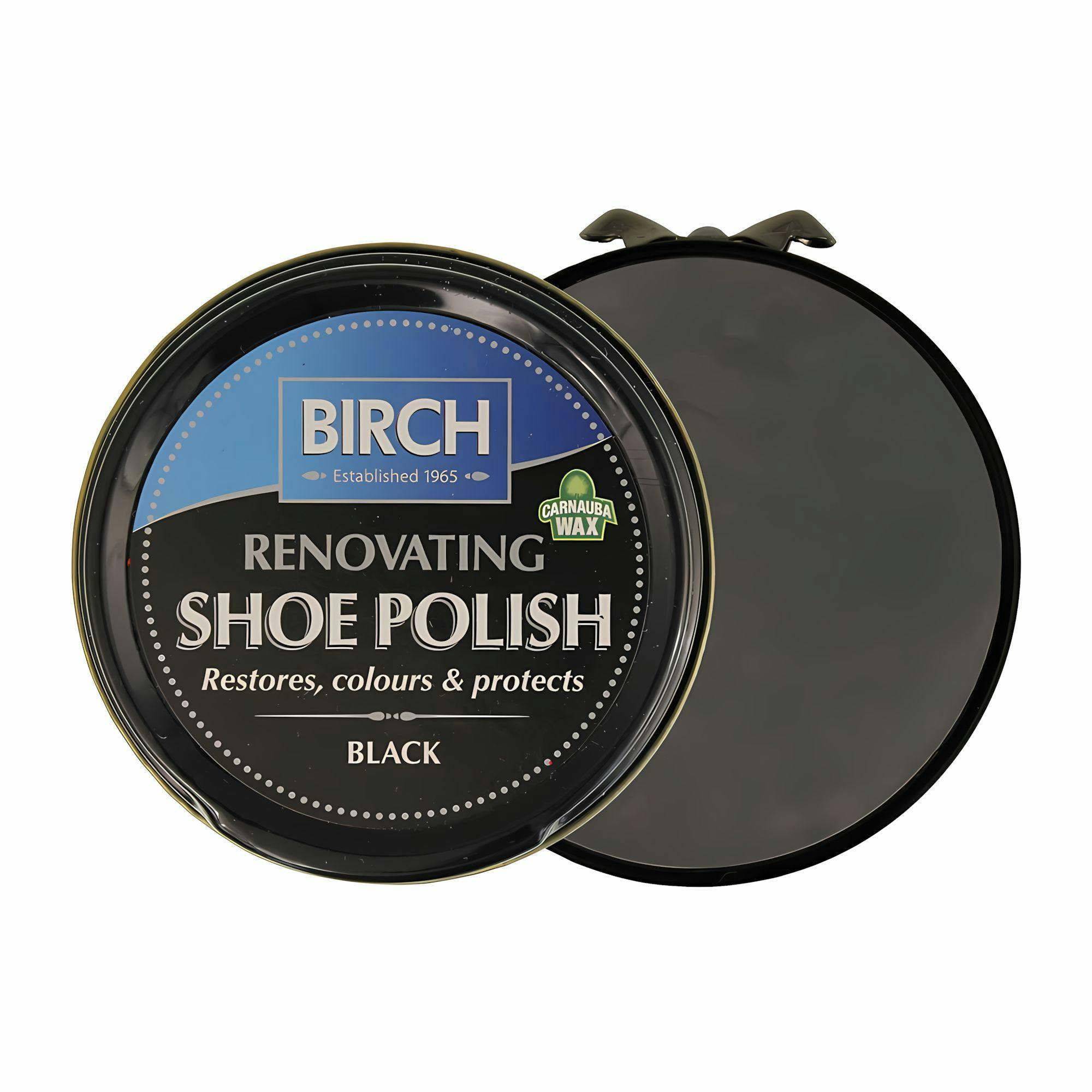Rackhams Black Renovating Shoe Polish - Restores Colour And Nourishes Leather 50Ml