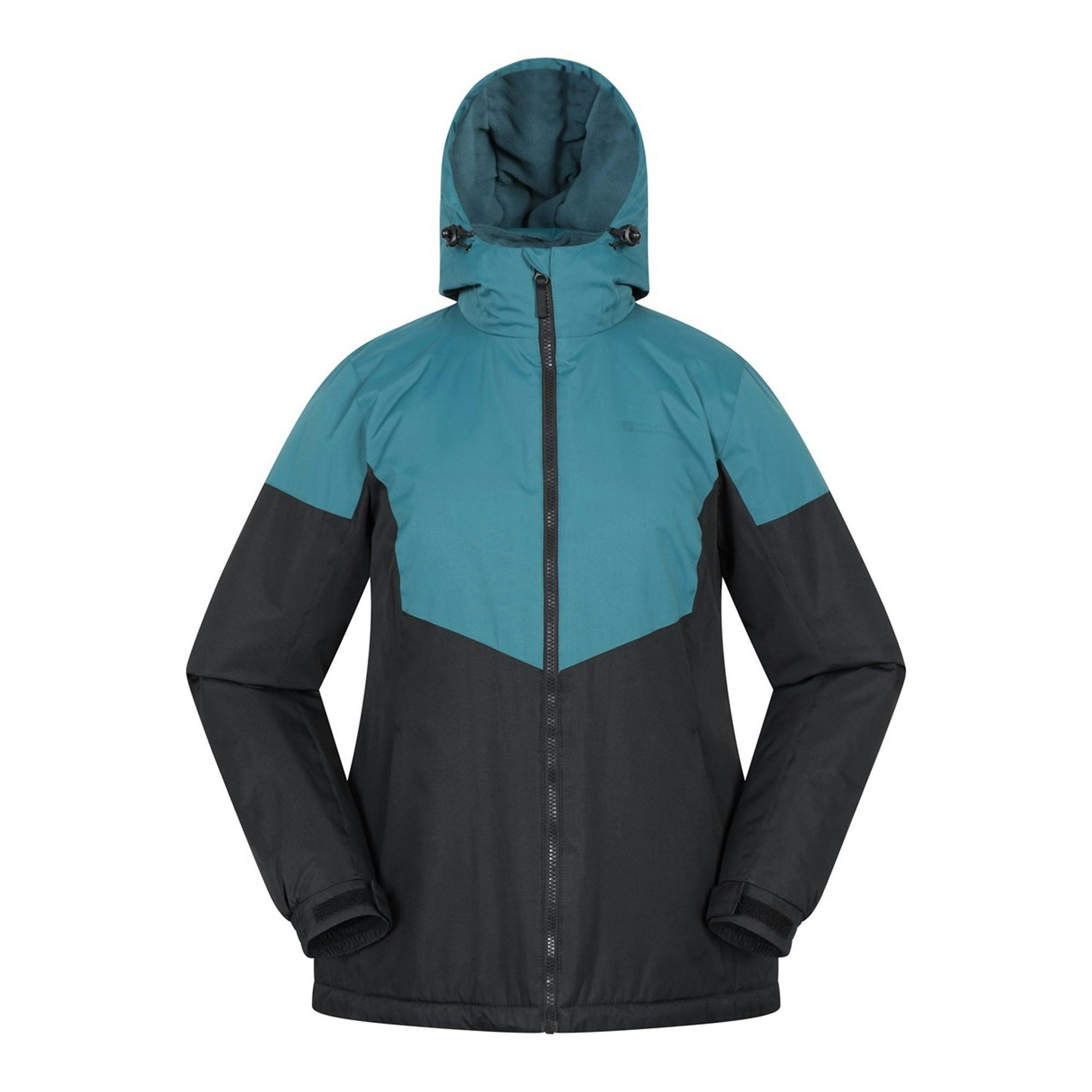Mountain Warehouse Women's Dark/Green Moon Ii Ski Jacket - 6 Uk - 100% Polyester