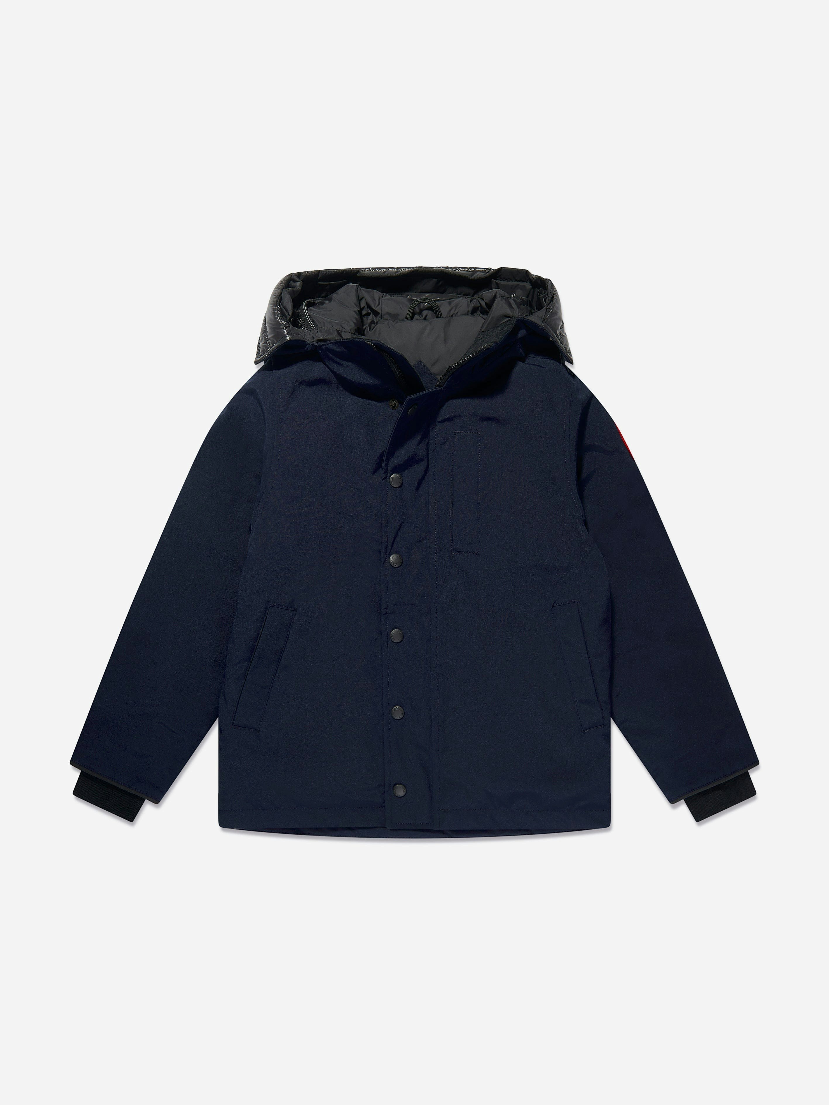 Canada Goose Unisex Kids Blue Kids Logan Parka In Navy - Xs (6 Yrs)
