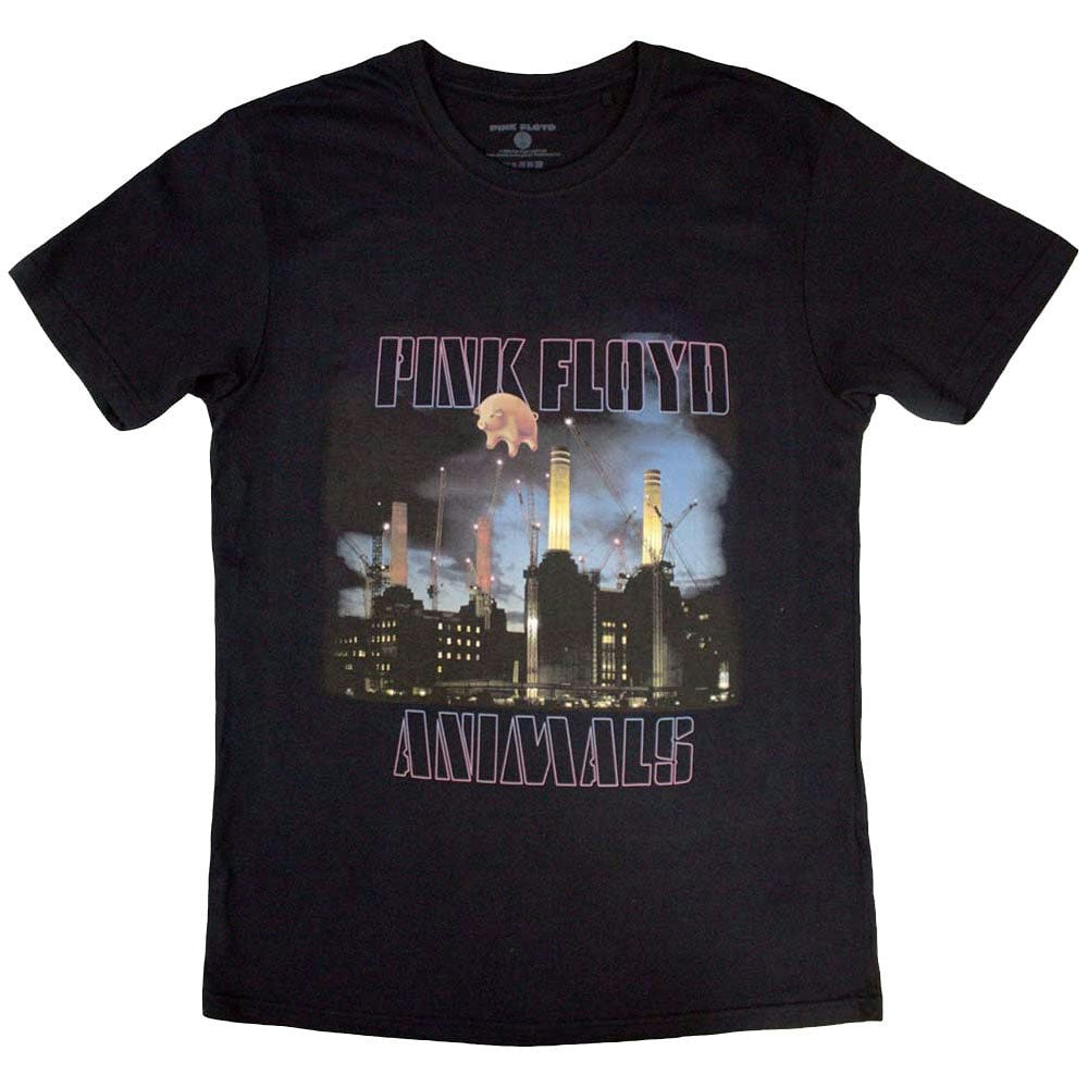 Paradiso Clothing Unisex Pink Floyd Animals Contsruction T Shirt - M
