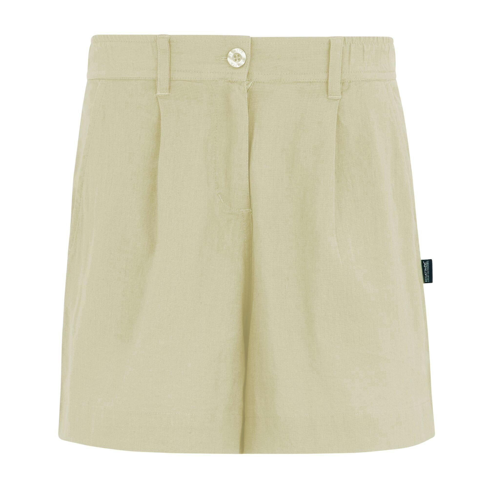 Regatta Women's Light Sabelle Shorts - Vanilla - 8 Uk - Vanilla - 50% Lyocell/50% Viscose