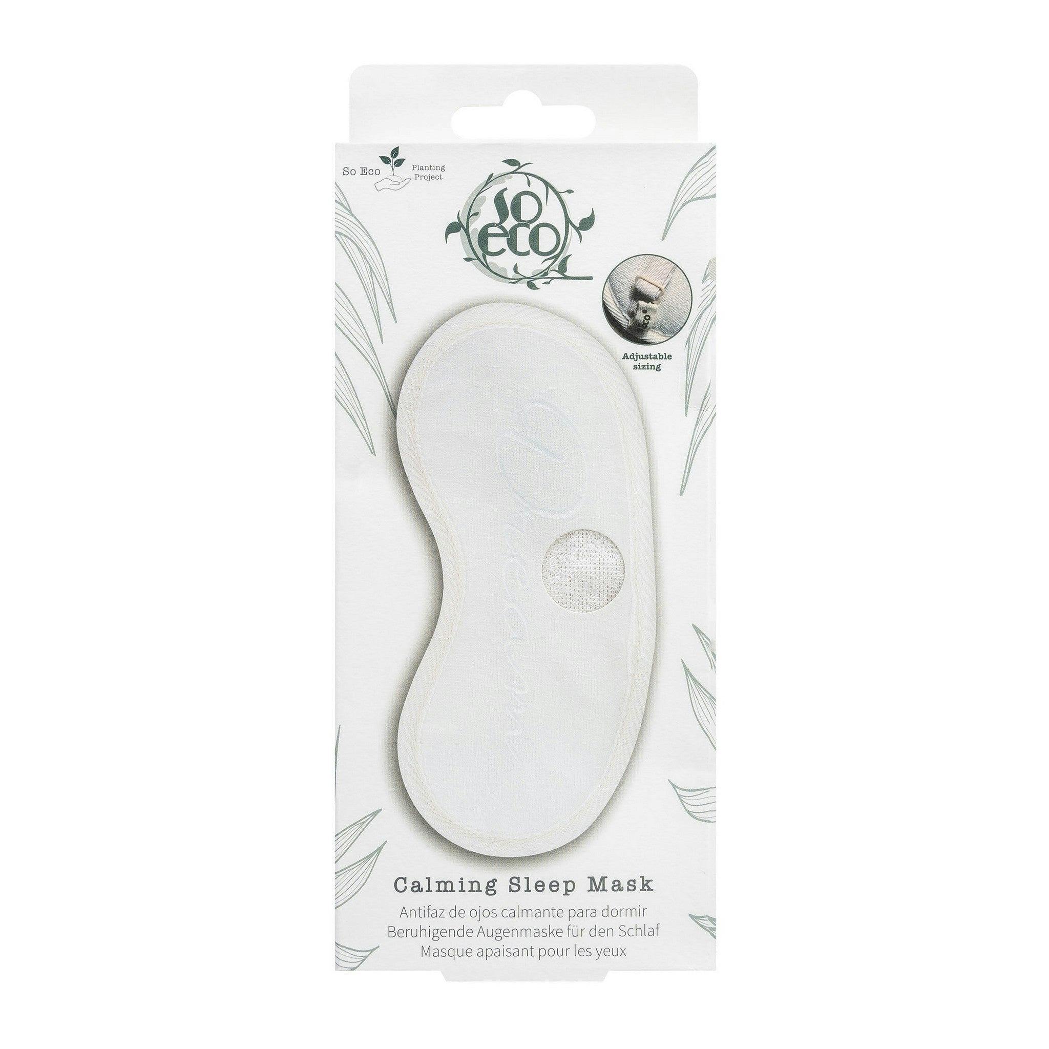 So Eco Calming Sleep Eye Mask – Ultra-Soft Cotton with Adjustable Fit, Blocks Light for Restful Sleep, Suitable for Everyday Use & Travel, Eco-Conscious and Gentle on Skin - Image 4