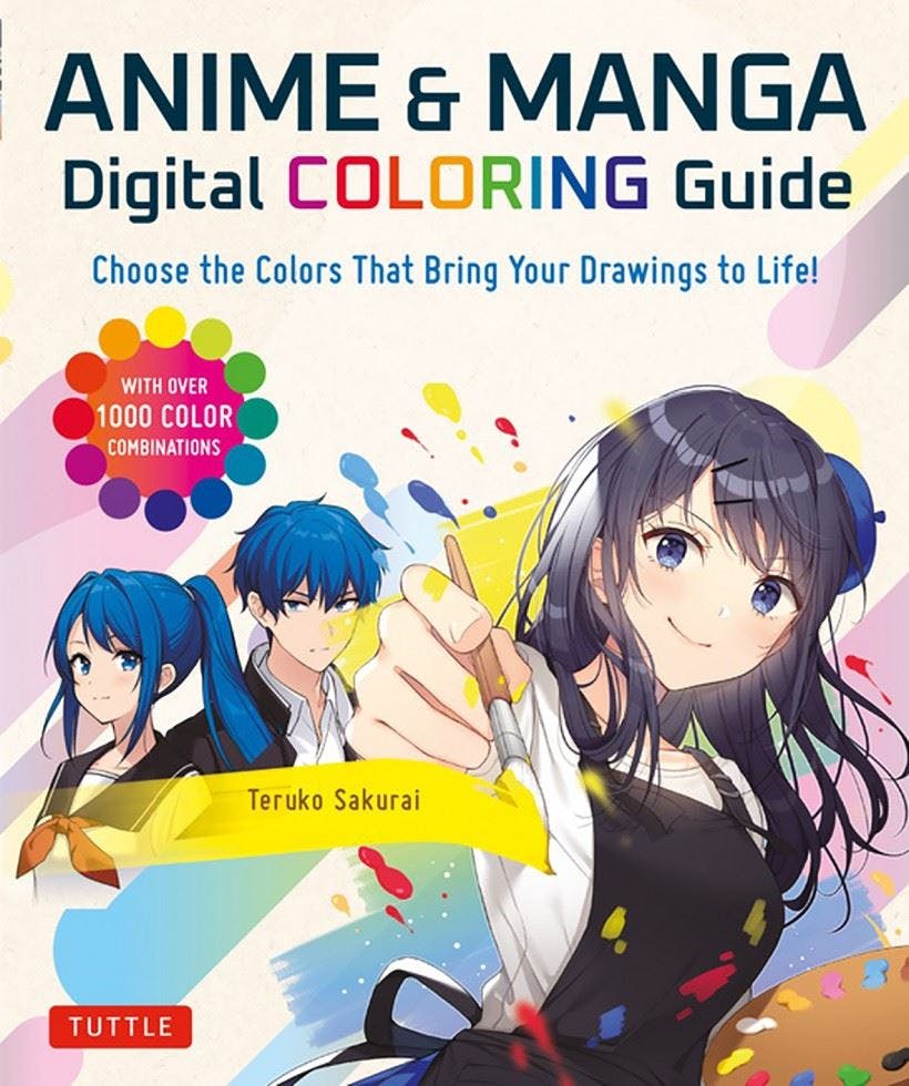 Anime amp Manga Digital Coloring Guide: Choose by Teruko Sakurai (PB 2023) - Image 7