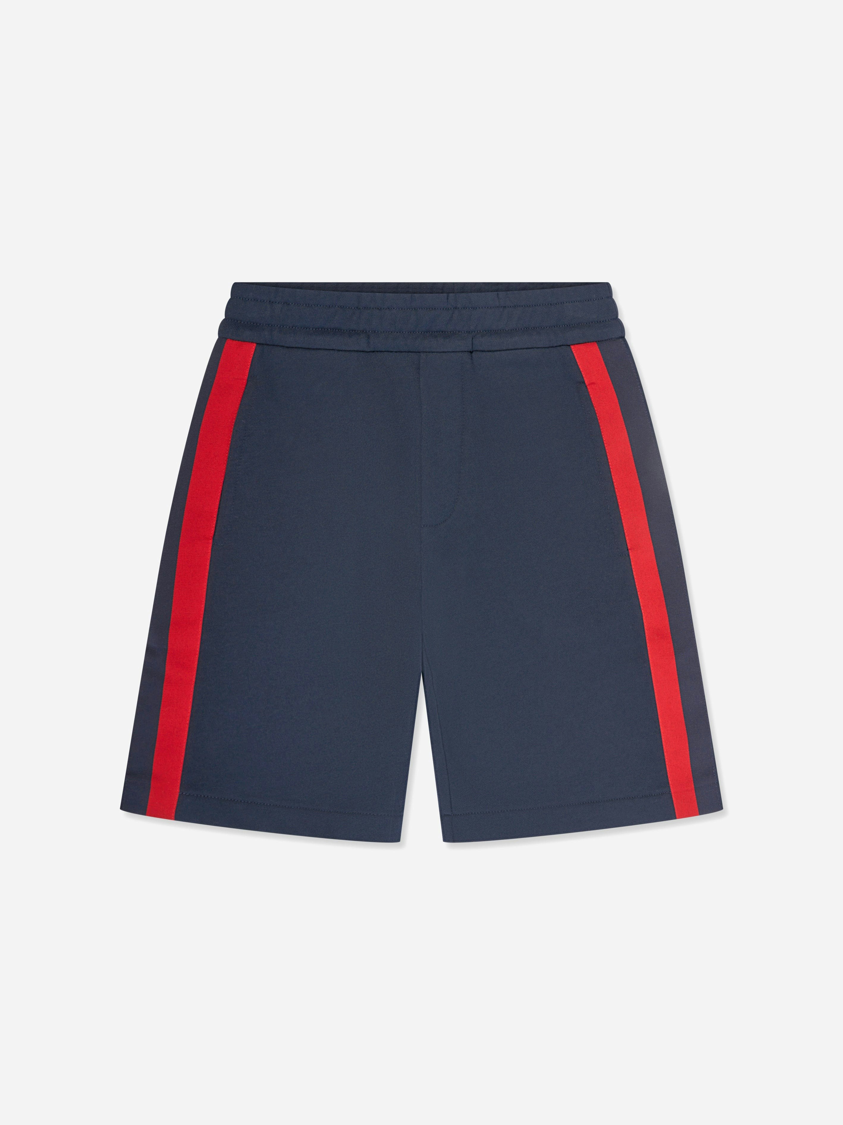 Moncler Enfant Boys Blue Bermuda Shorts In Navy - 10 Yrs