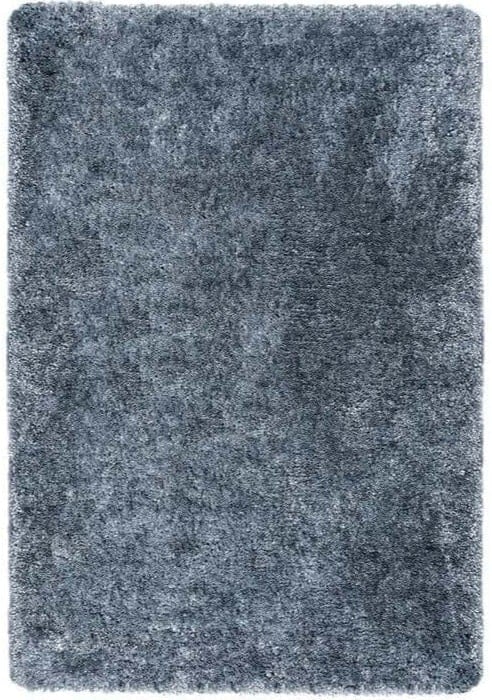 The Rugs Blue Soft Washable Shaggy Rug - 80X120 Cm
