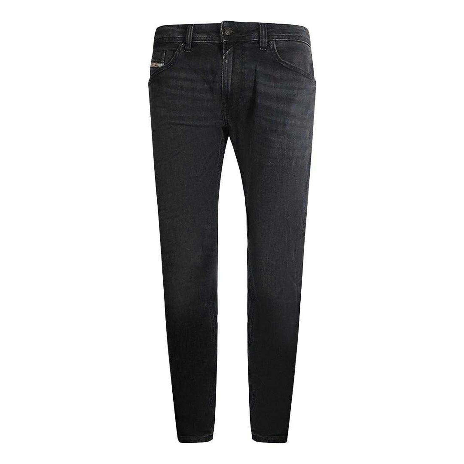 Diesel Men's Black Thommer-R Jeans - Faded - Faded - 31R - 99% Cotton/1% Elastane