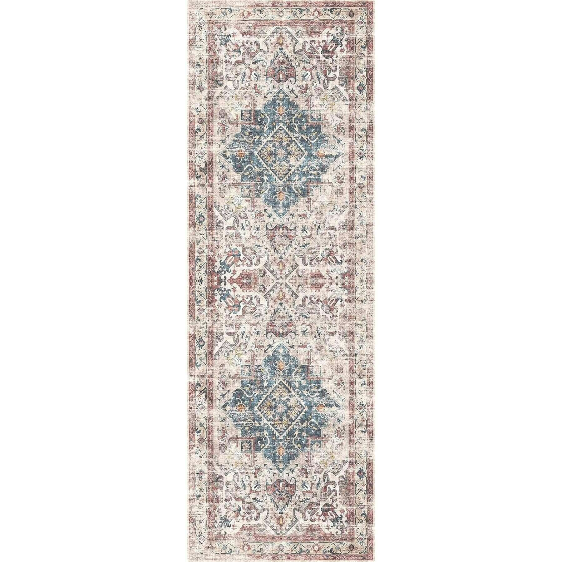 The Rugs Buram Vintage Washable Rug - 60X180 Cm
