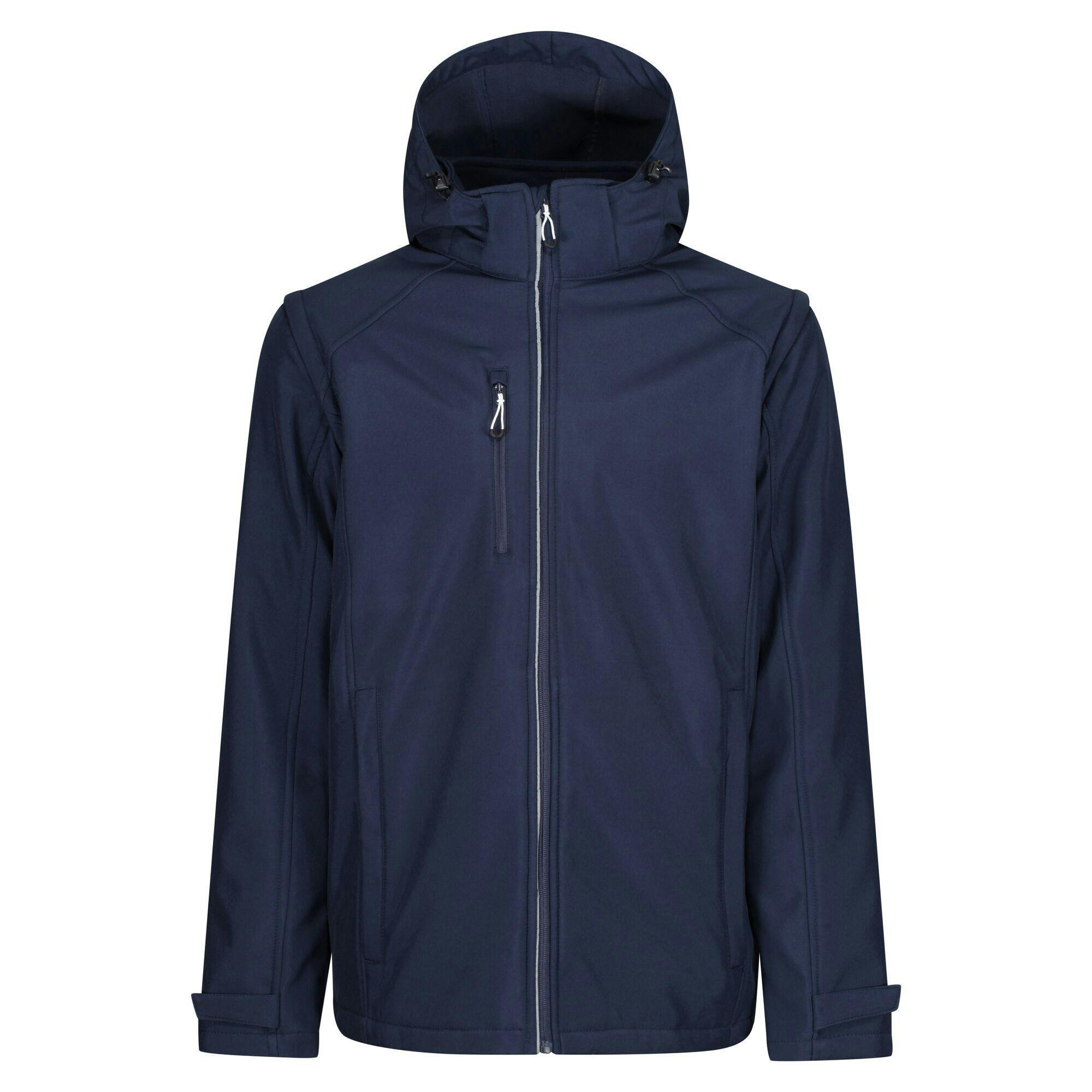Regatta Men's Professional 4 In 1 Soft Shell Jacket - Navy - 3XL - Navy - 100% Polyester
