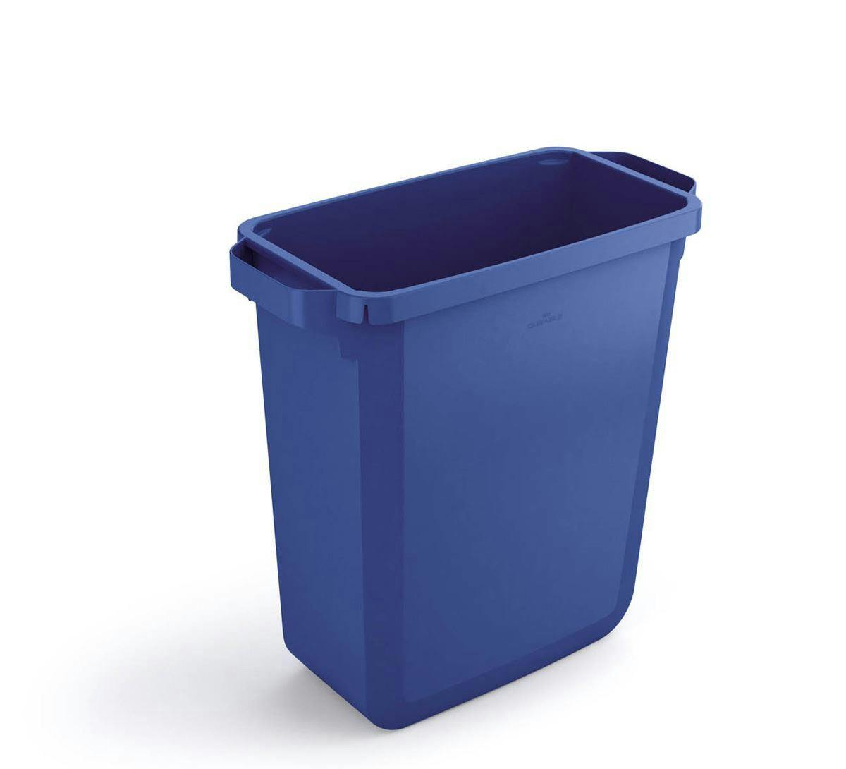Rackhams Blue 60L Waste Bin | Rectangular Recycling Bin | Food Bin | Durabin