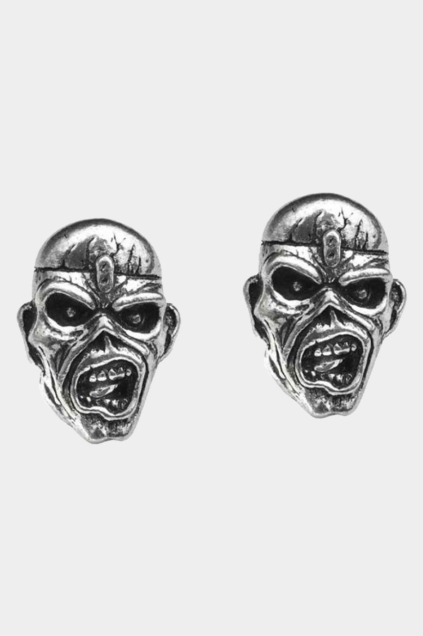 Paradiso Clothing Iron Maiden Piece Of Mind Eddie Stud Earrings