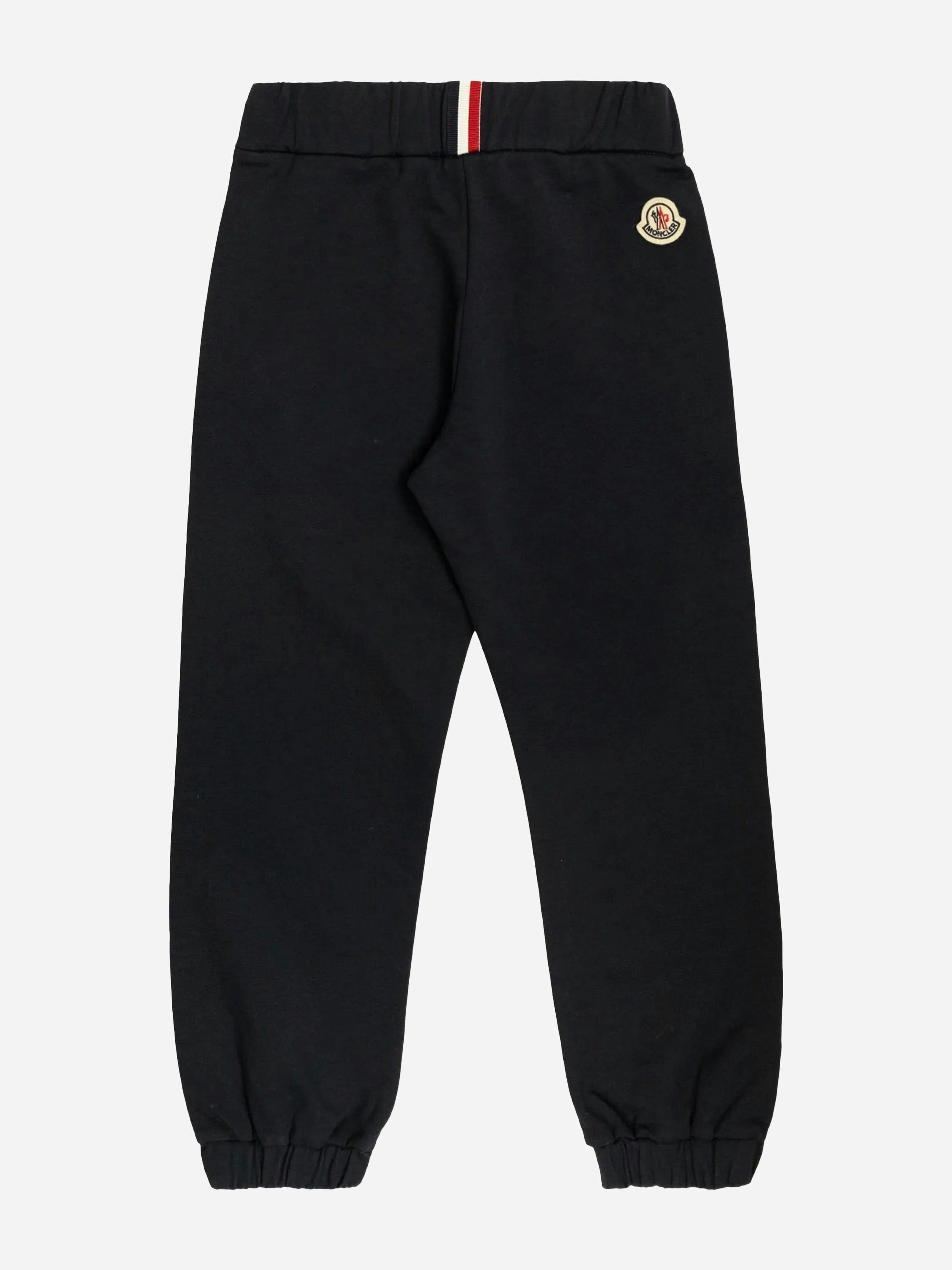 Moncler Enfant Boys Cotton Logo Joggers In Navy - Navy - 6 Yrs