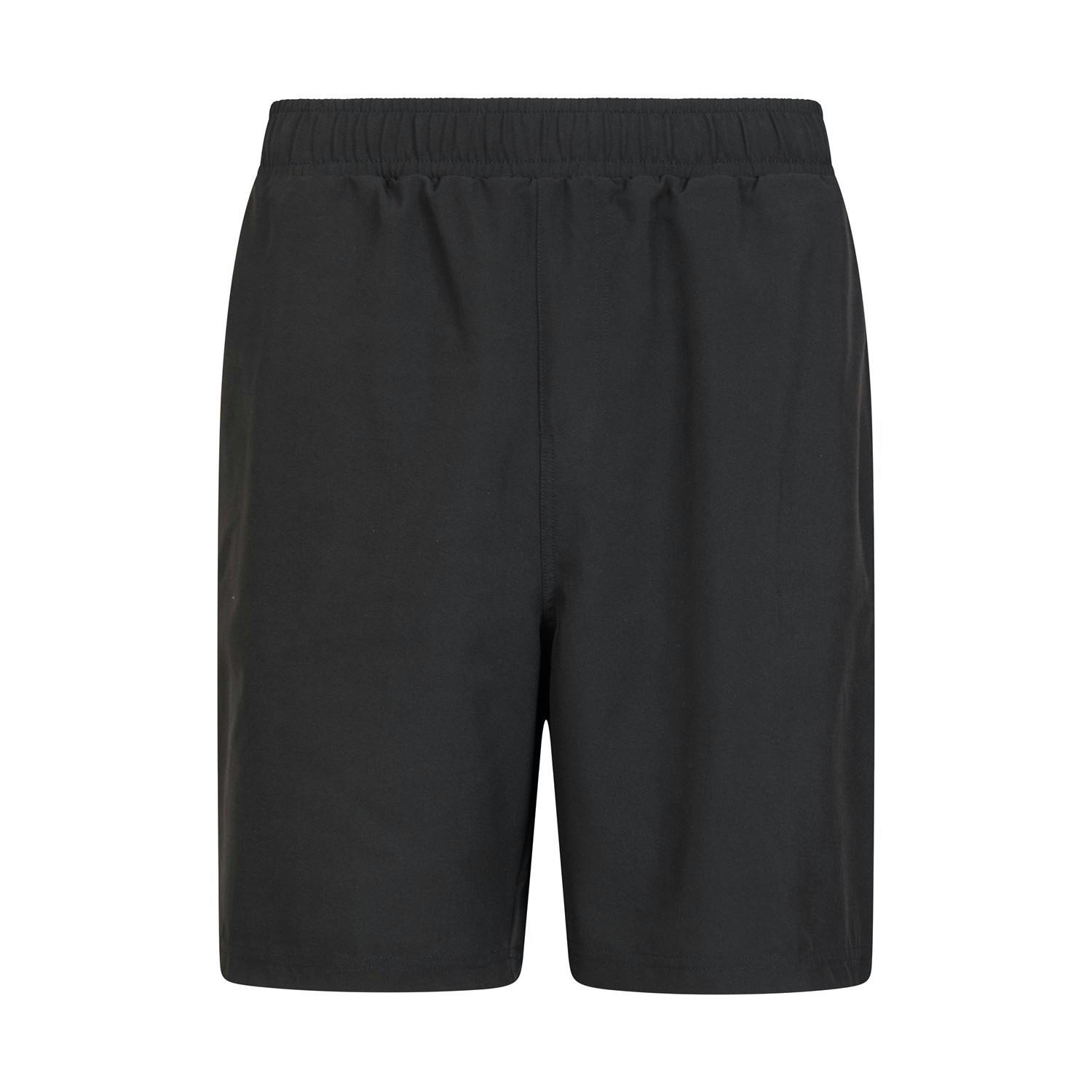 Mountain Warehouse Men's Black Hurdle Shorts - Xxs - 92% Polyester/8% Elastane
