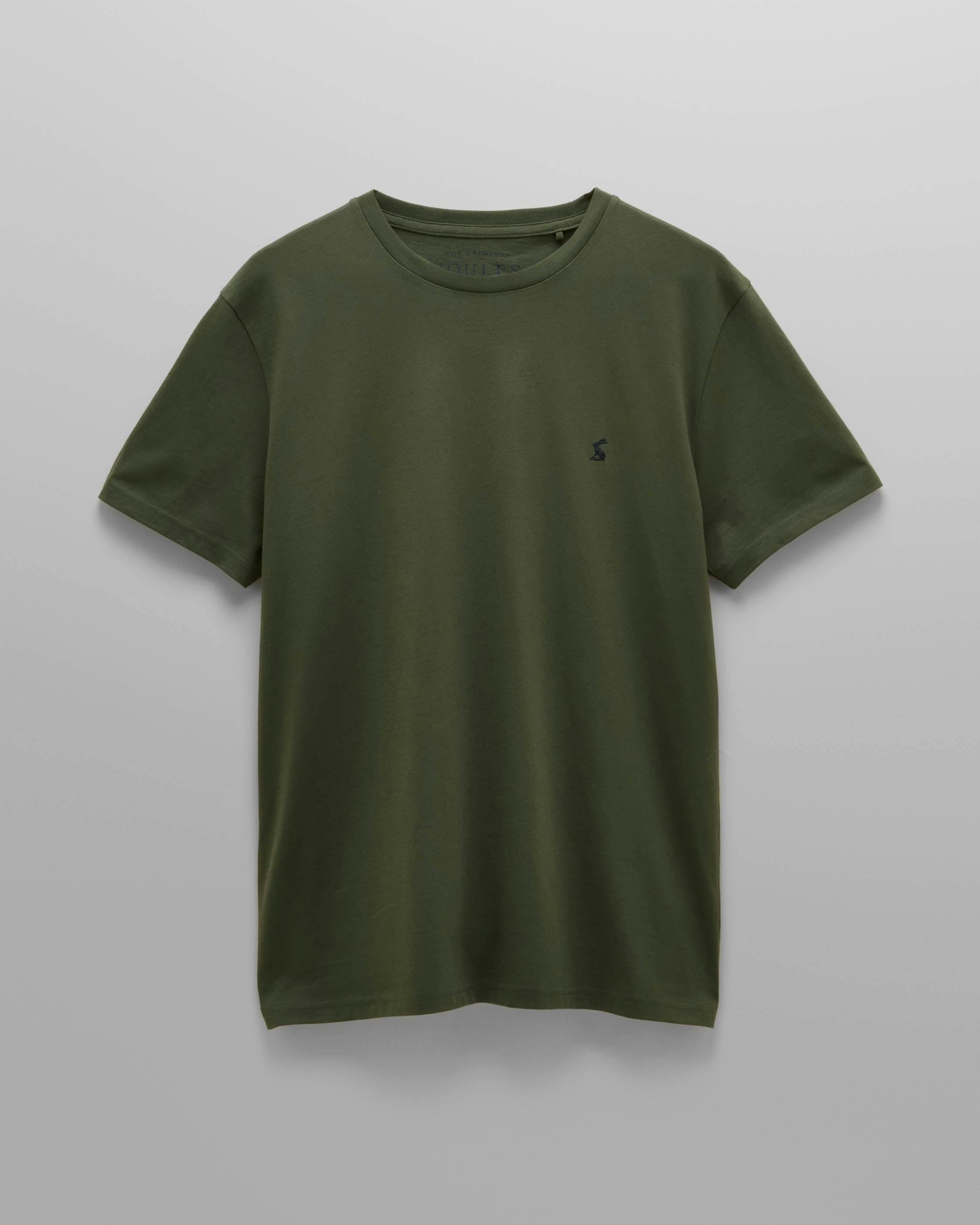 Cho Men's Green Joules Everyday T-Shirt - Khaki - Khaki - L