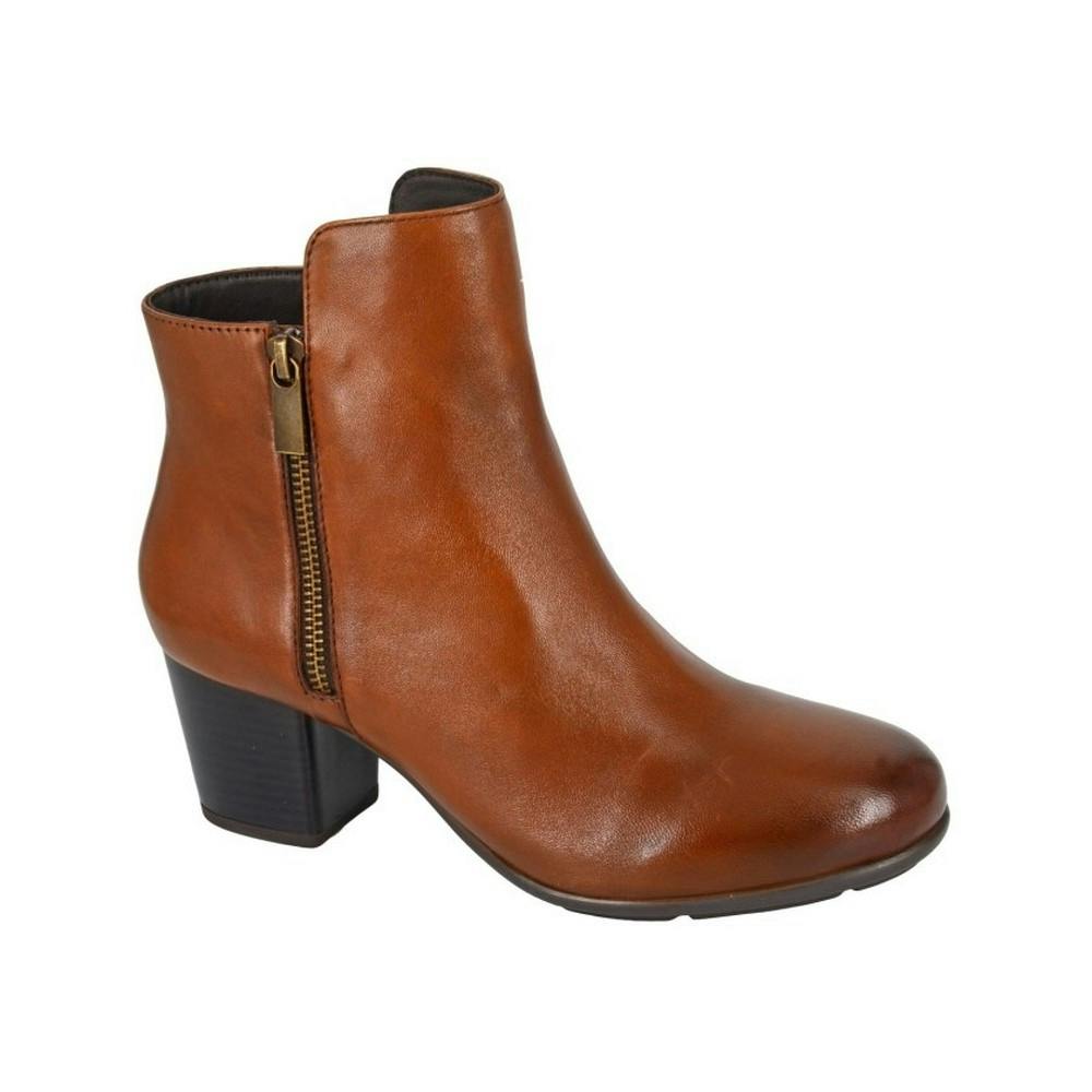 Cipriata Women's Cleope Leather Ankle Boots - Tan - 7 Uk - Tan - 100% Mixed