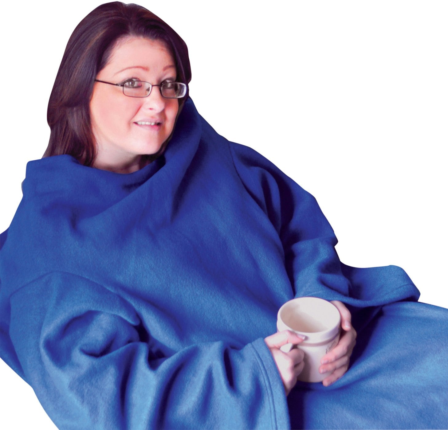 Aidapt Blue Sleeved Fleece Blanket