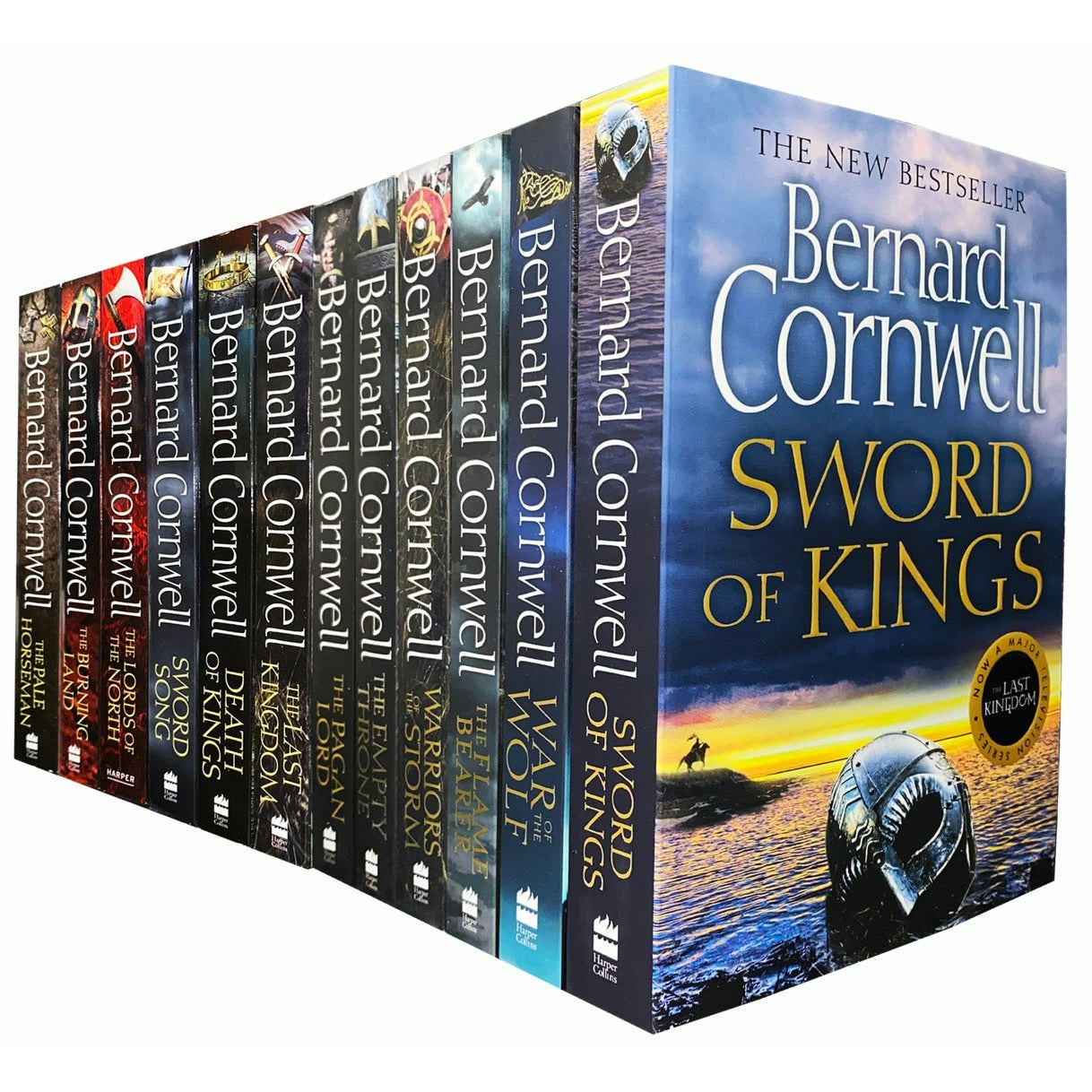 Harpercollins The Last Kingdom Series 12 Books Collection Set By Bernard Cornwell Sword Of Kings, War Of The Wolf