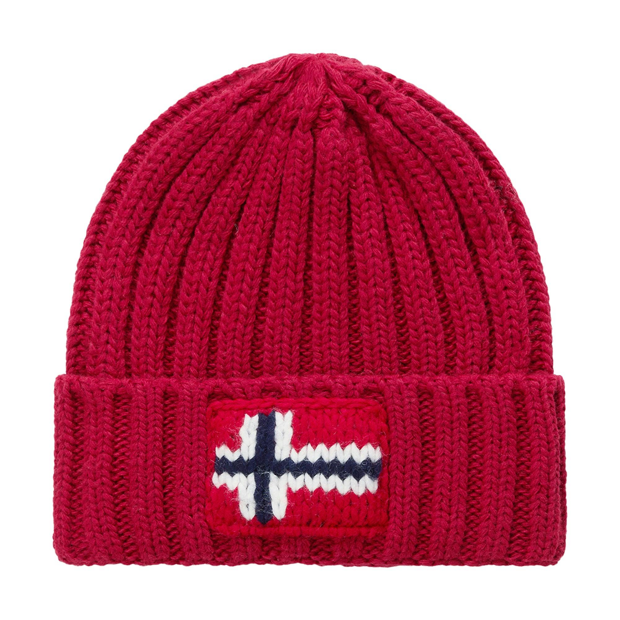 Napapijri Red F-Semiury Beanie - Goji