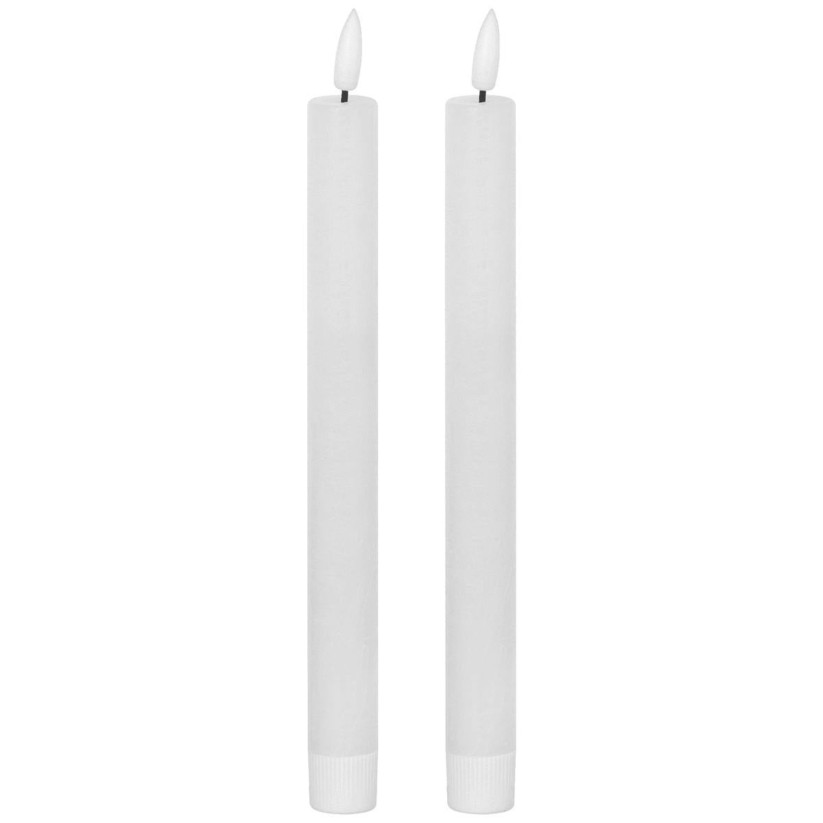 Hill Interiors White Luxe Collection Natural Glow Electric Candle (Pack Of 2) - One Size - 100% Mixed