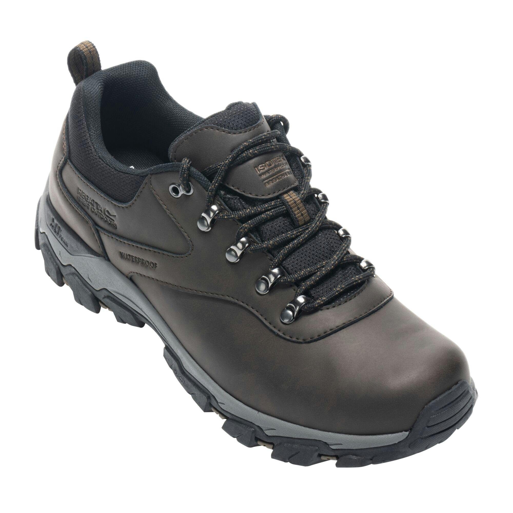 Regatta Men's Holcombe Classic Low Trainers - Peat - 9.5 Uk - Peat - 100% Mixed