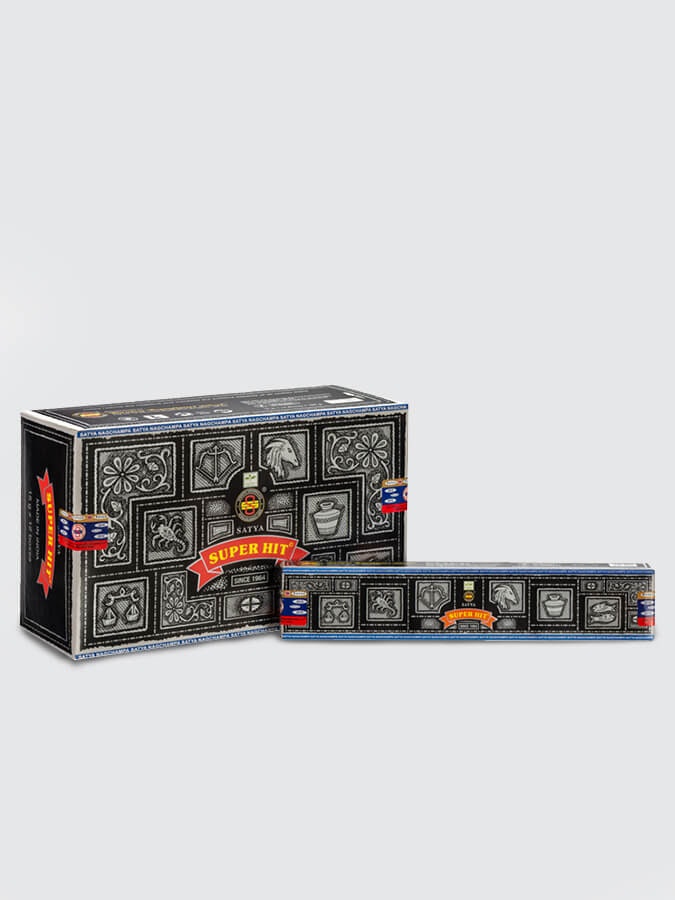 Satya Light Incense Sticks Pack Of 12 - Super Hit 15G
