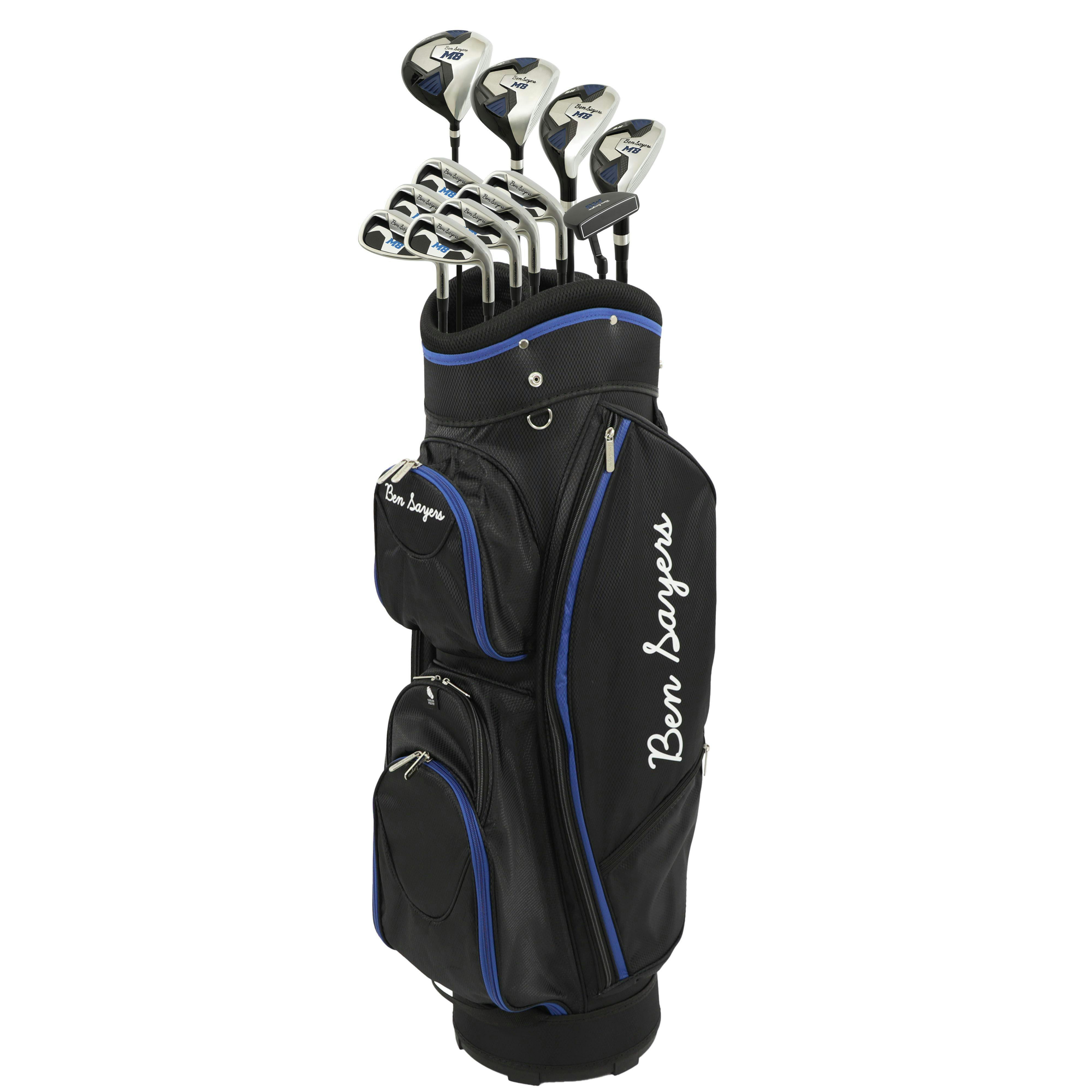 Ben Sayers Men's Black/Blue - Cart Bag Graphite - Right Hand