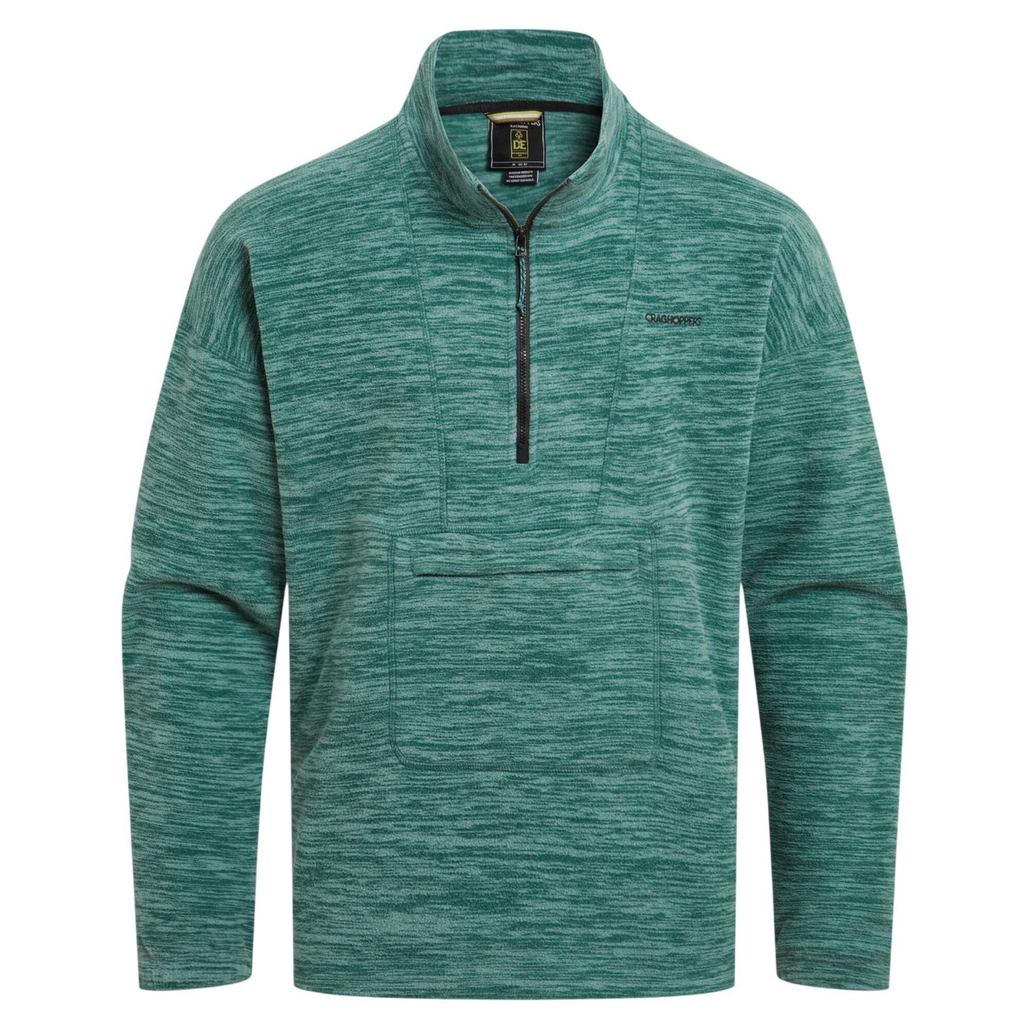Craghoppers Men's Green Esk Ii Half Zip Fleece Top - Mosaic - Xxl - Mosaic - 60% Recycled Polyester/40% Polyester