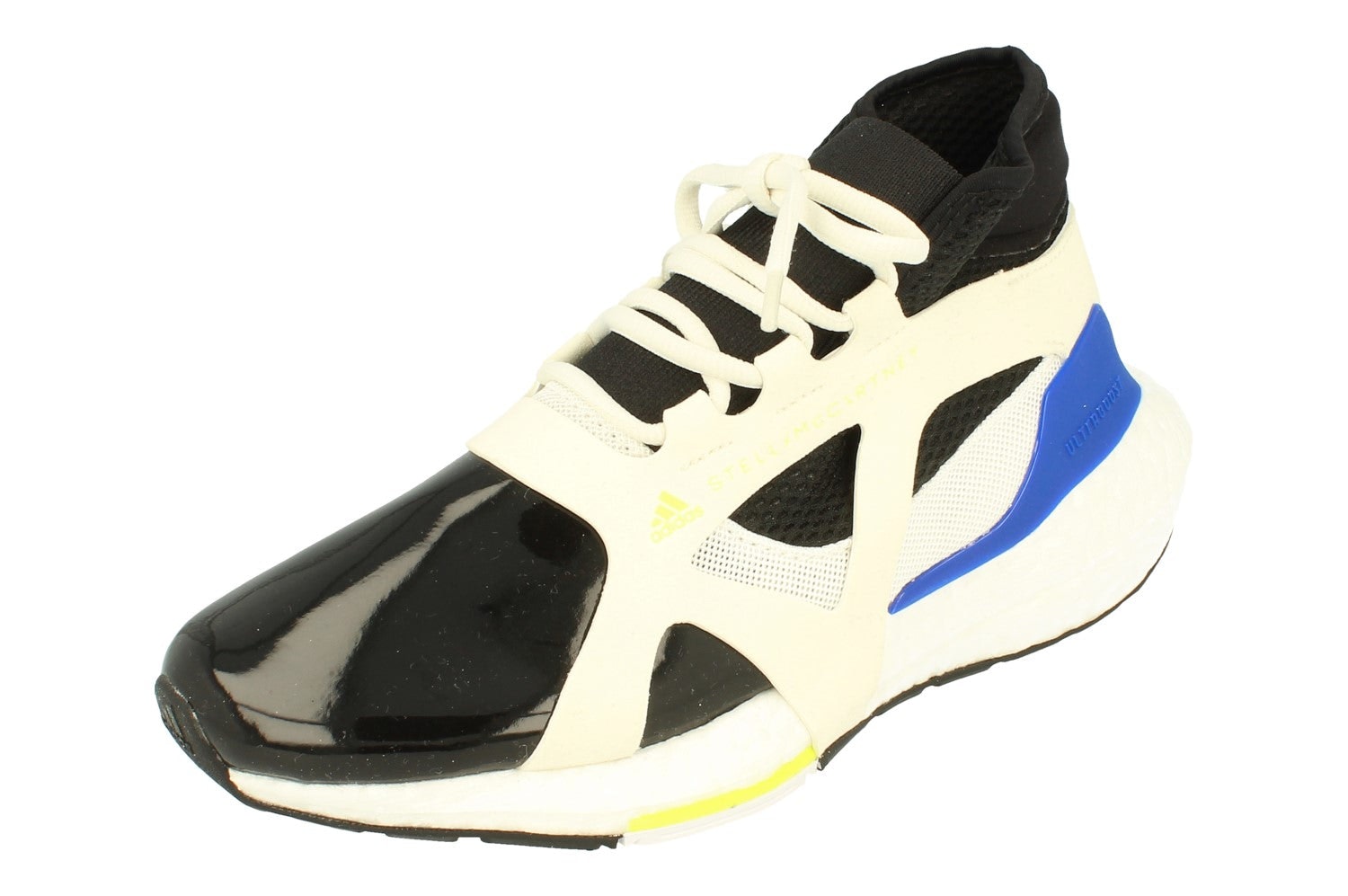 Adidas Women's White/Black/Blue Stella Mccartney Asmc Ultraboost 21 Gx8164 - Uk 4 | Us 5.5 | Eu 36 2/3