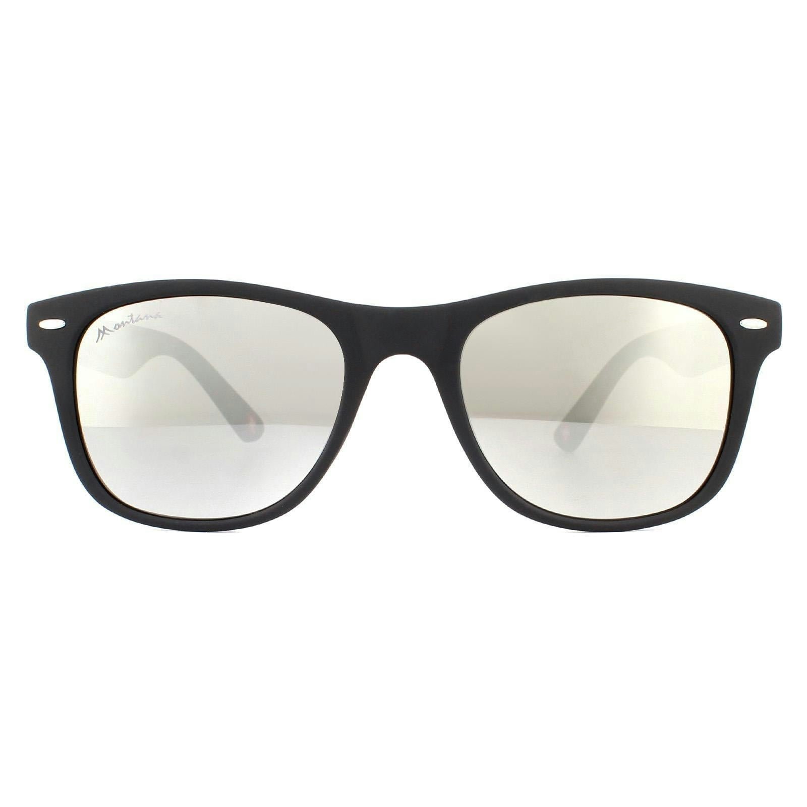 Montana Unisex Black Ms10 Matte Rubbertouch Sunglasses