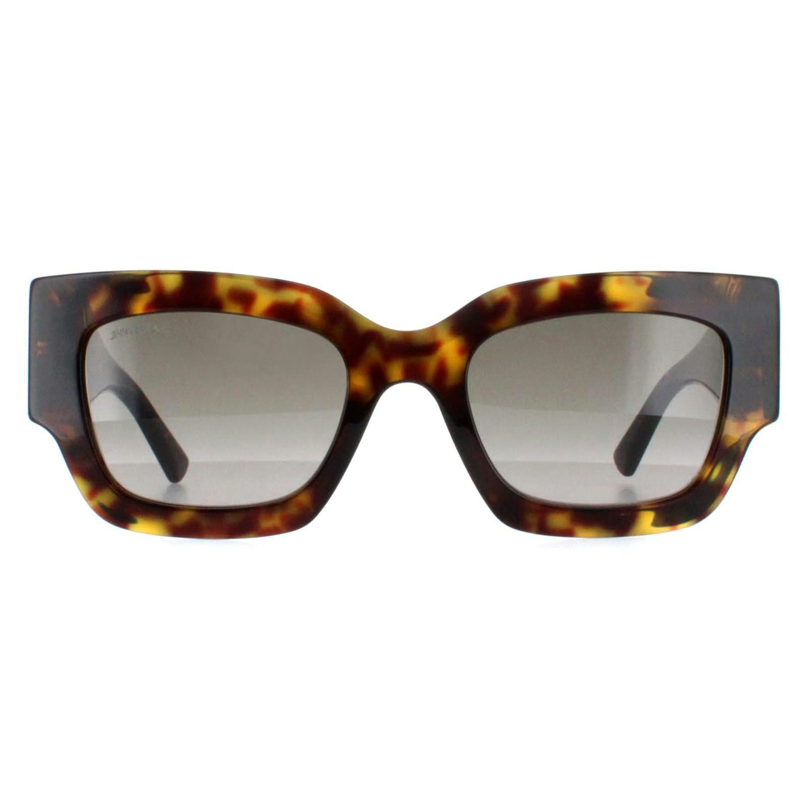 Jimmy Choo Women's Gold Nena/S Havana And Sunglasses